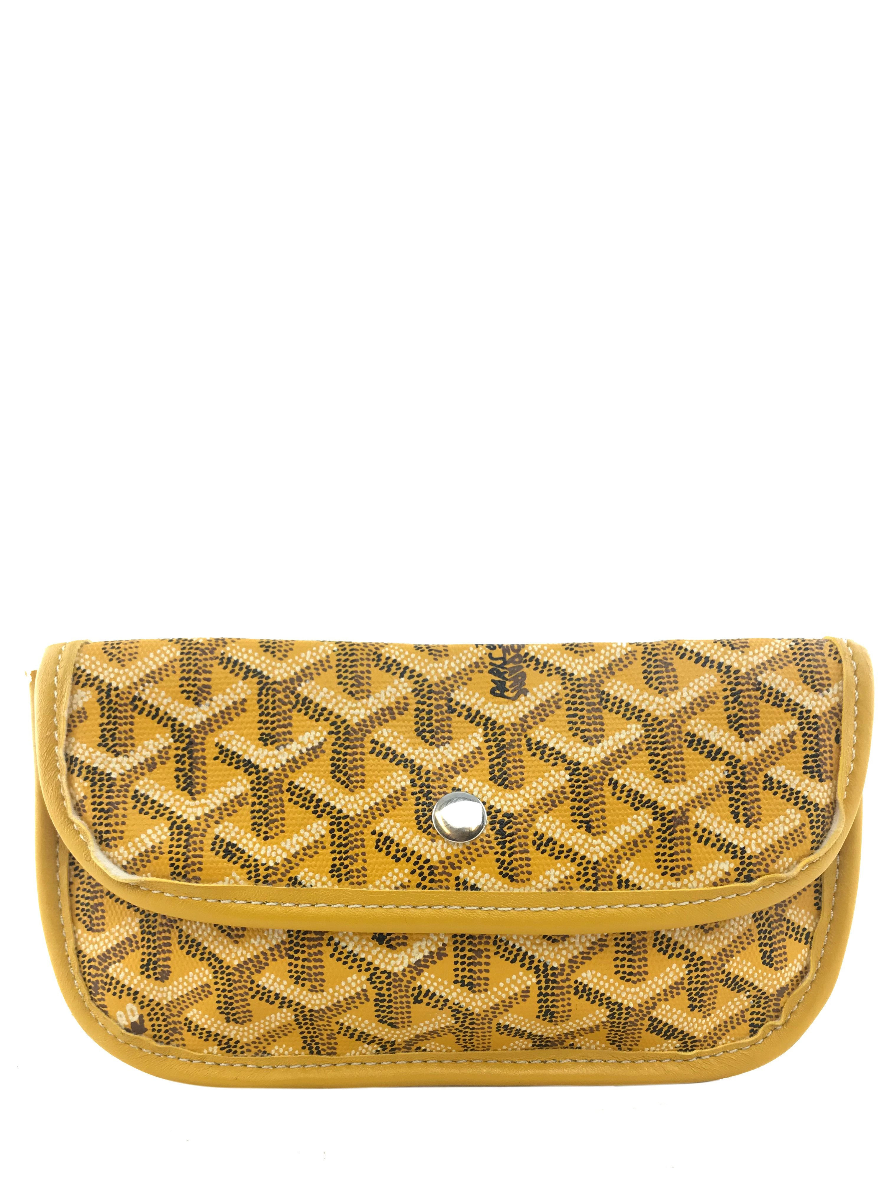 Goyard St. Louis Pochette Handbag - Luxury Goyardine Canvas Tote Bag for Women, Perfect for Travel, Work & Everyday Use