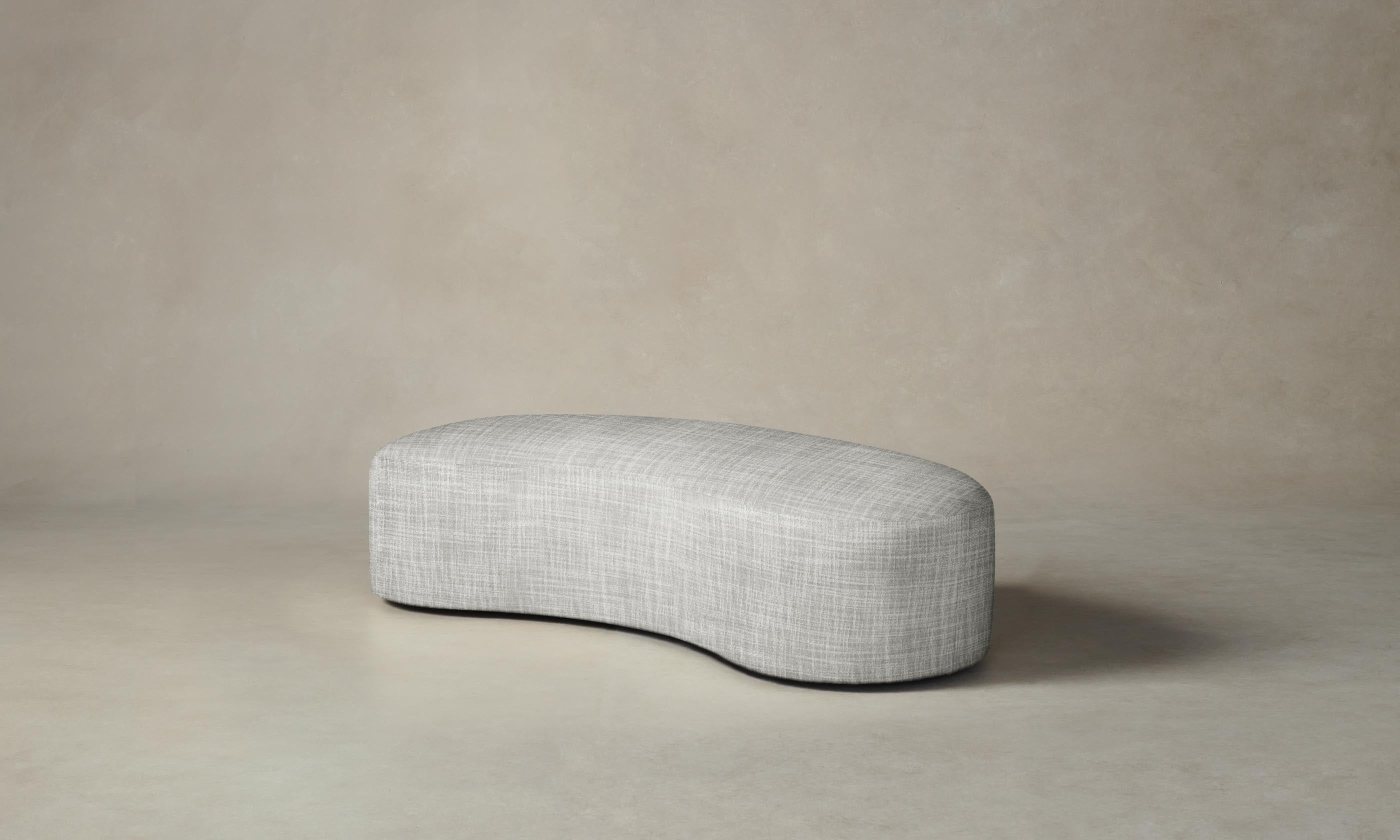 Chelsea Daybed with Performance Textured Tweed Dove Fabric - Perfect for Living Rooms, Guest Rooms & Cozy Reading Nooks