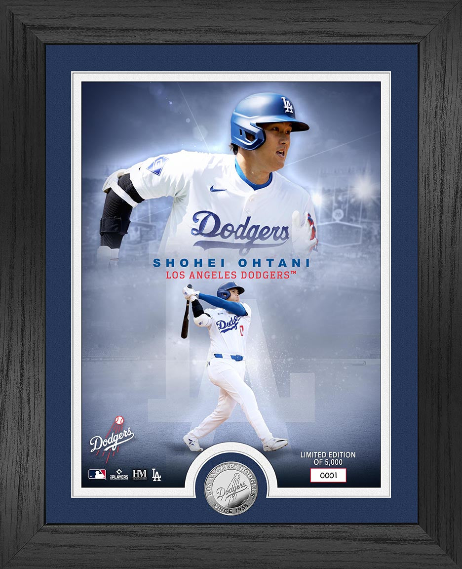 Shohei Ohtani Los Angeles Dodgers 2024 Commemorative Silver Coin with Photo - Limited Edition Collectible for Baseball Fans & Sports Memorabilia Enthusiasts - Perfect for Display, Gifts, and Investment