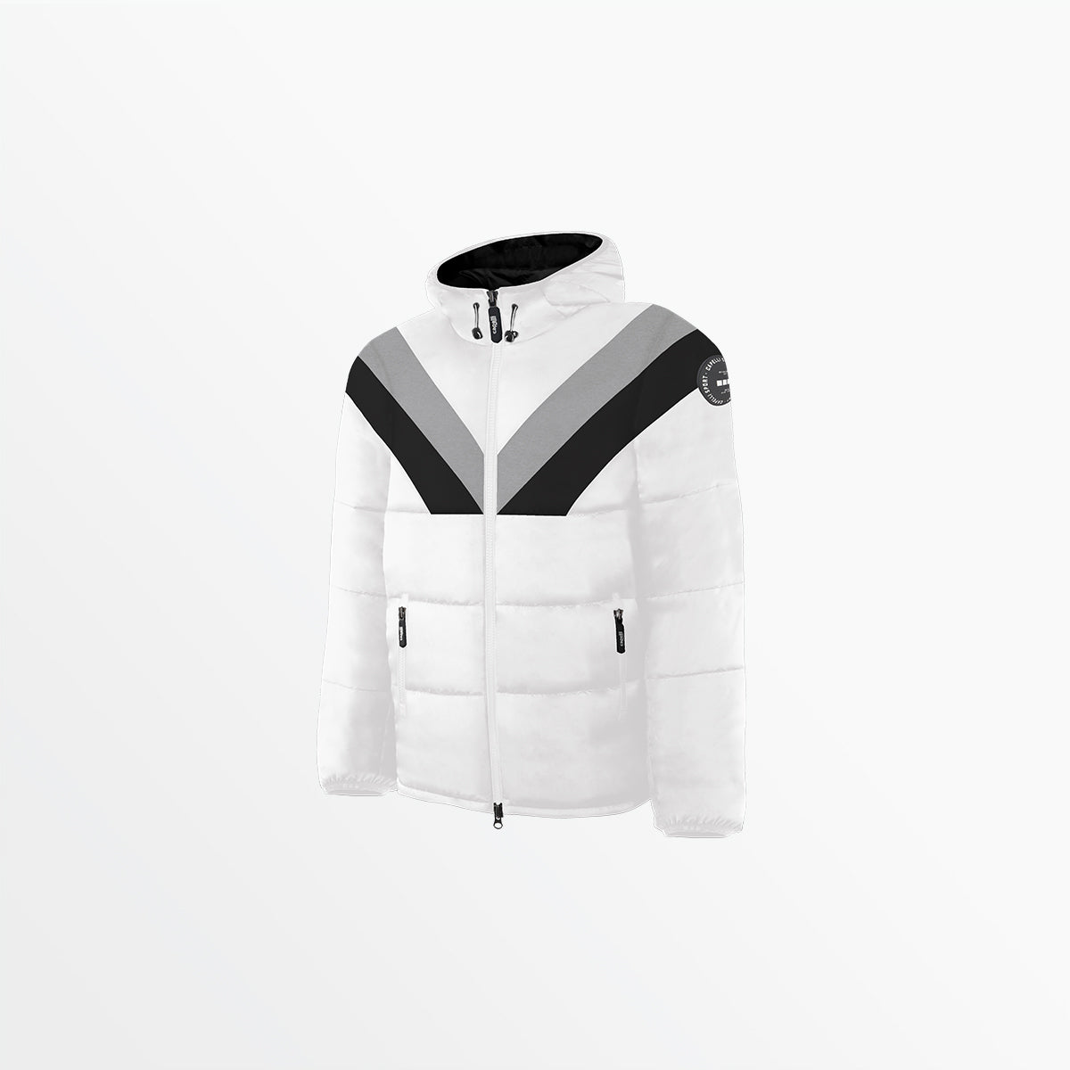 Men's Color Blocked Winter Jacket - Waterproof Windproof Insulated Coat for Outdoor Activities, Hiking & Snow Sports