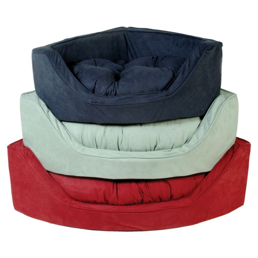Premium Snoozer Luxury Corner Pet Bed for Small Dogs & Cats - Soft & Cozy Black Herringbone Design - Perfect for Living Rooms, Bedrooms & Pet-Friendly Spaces