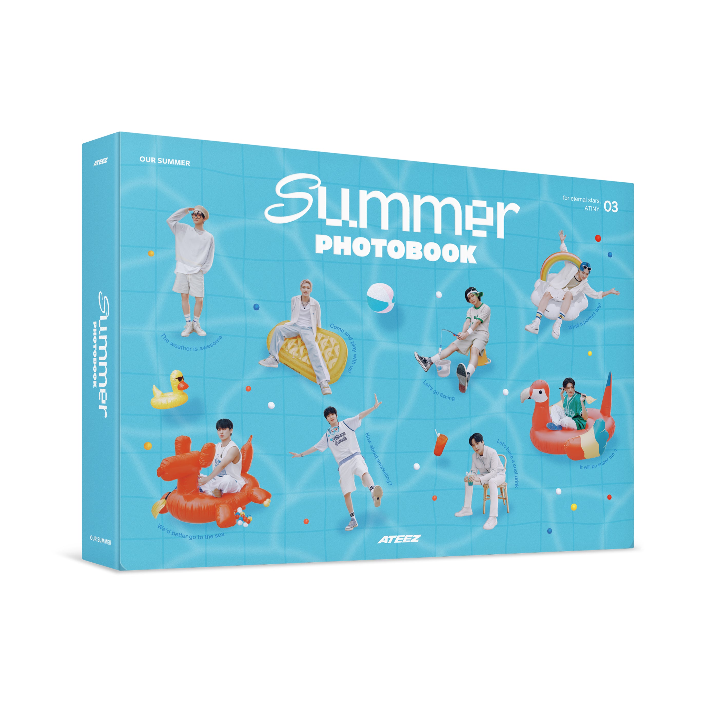 ATEEZ 2023 SUMMER PHOTOBOOK - Official K-Pop Photobook Collection - Perfect for Fans, Collectors & K-Pop Enthusiasts - Great for Display, Gifts & Memorabilia