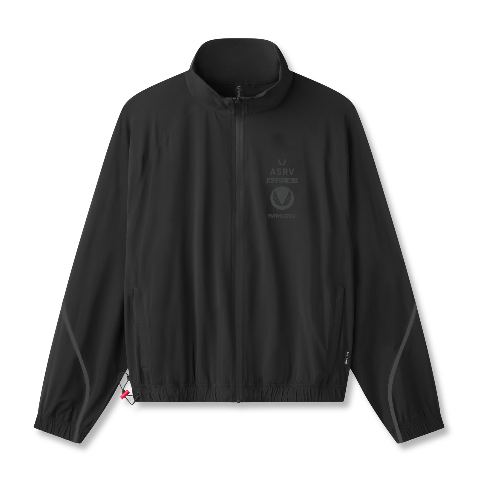 Aerotex™ Track Jacket - Lightweight Running Jacket for Men & Women | Black/Black | Perfect for Jogging, Gym & Outdoor Sports