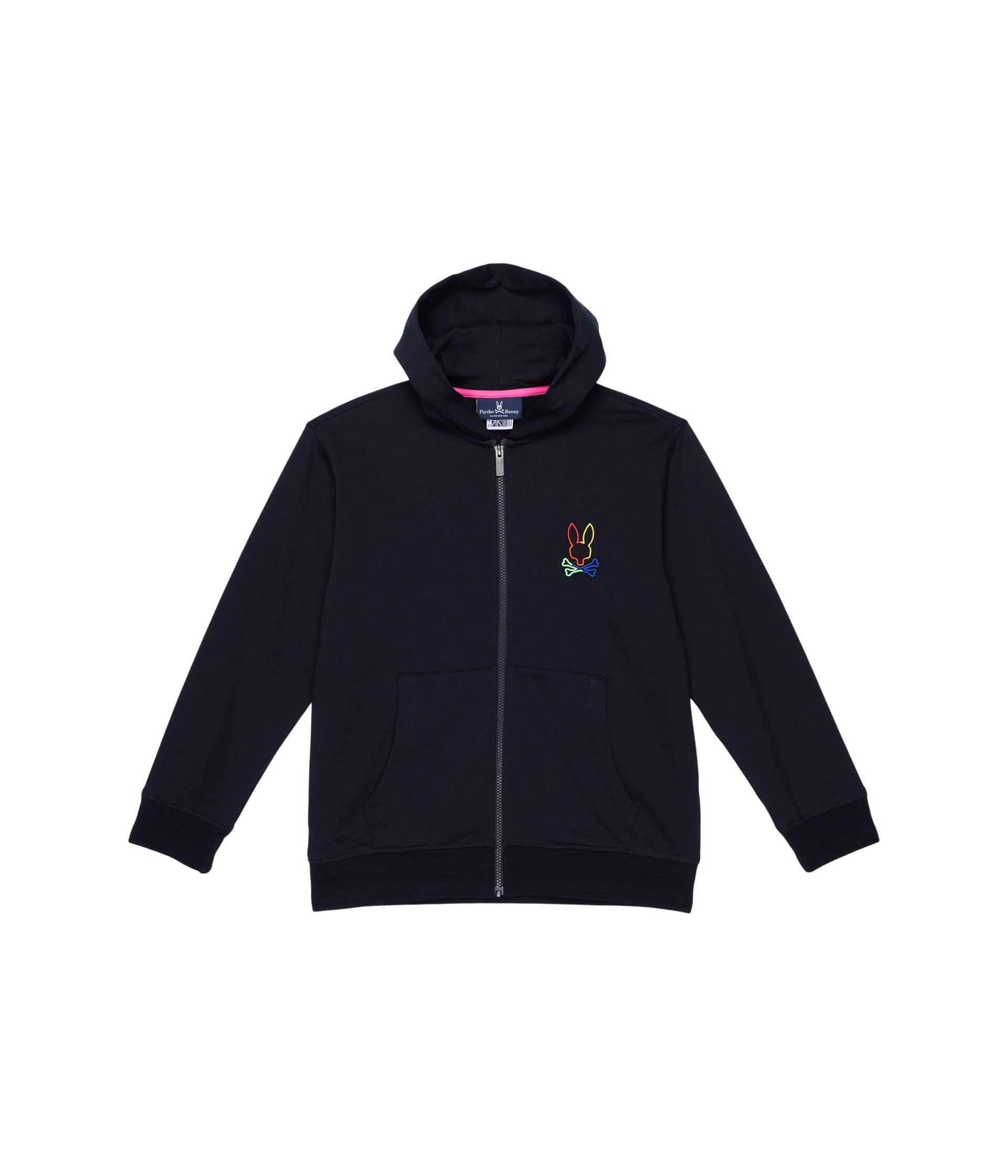 Psycho Bunny Boys Leo Bunny Hoodie for Toddler, Little Kids & Big Kids - Soft & Cozy Pullover for Playdates, School & Outdoor Adventures
