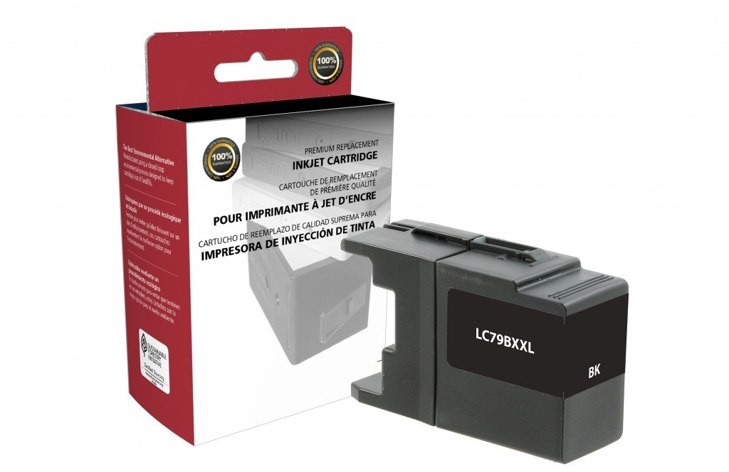 Brother LC79BK Replacement Inkjet Printer Cartridge - Compatible with Brother MFC-J6510DW, MFC-J6710DW, MFC-J6910DW Printers | High-Quality TAA Compliant Ink | Perfect for Home Office, School & Small Business Printing Needs