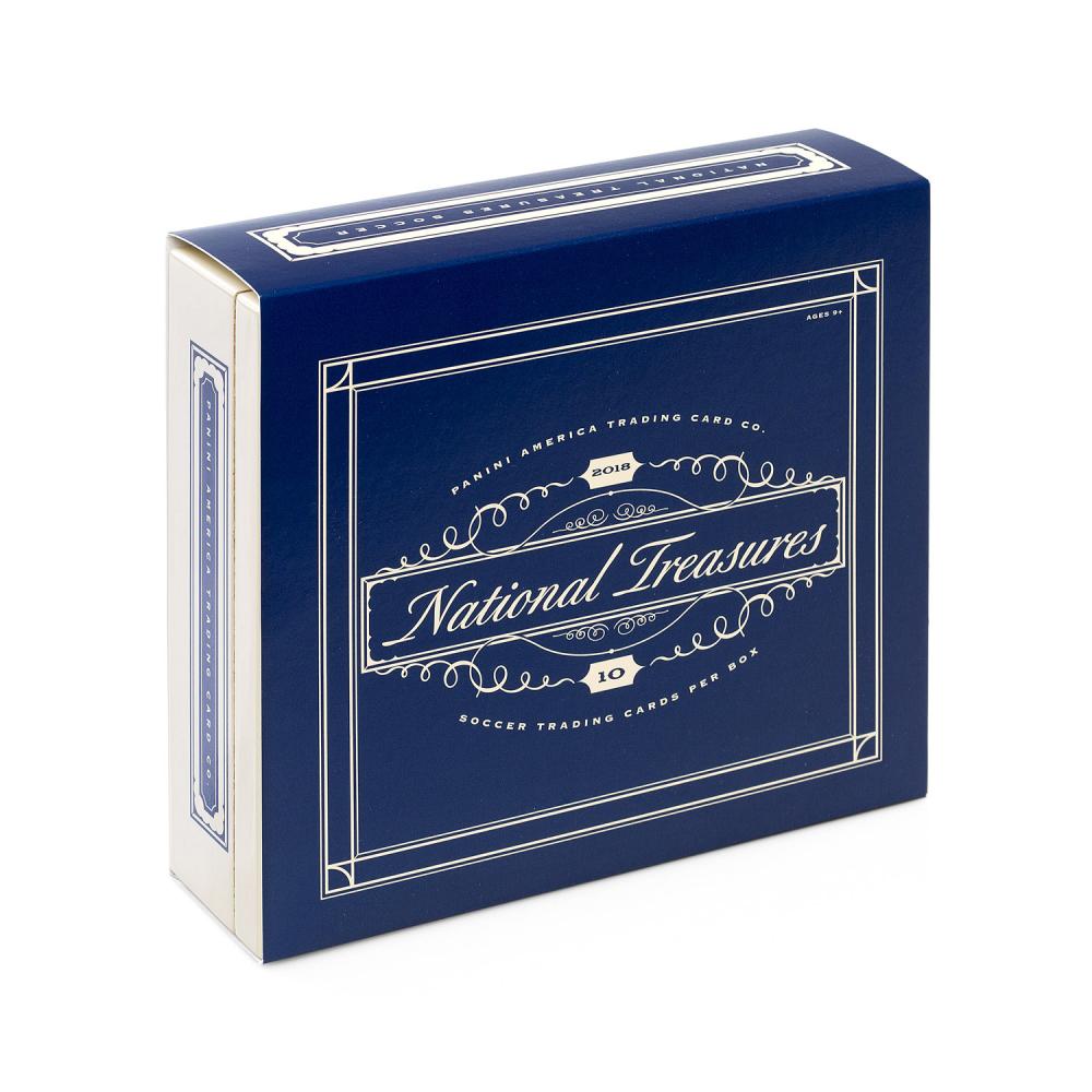 2018 Panini National Treasures Soccer Hobby Box - Limited Edition Collectors Cards for Soccer Fans - Perfect for Trading, Collecting & Displaying in Your Man Cave or Sports Memorabilia Room