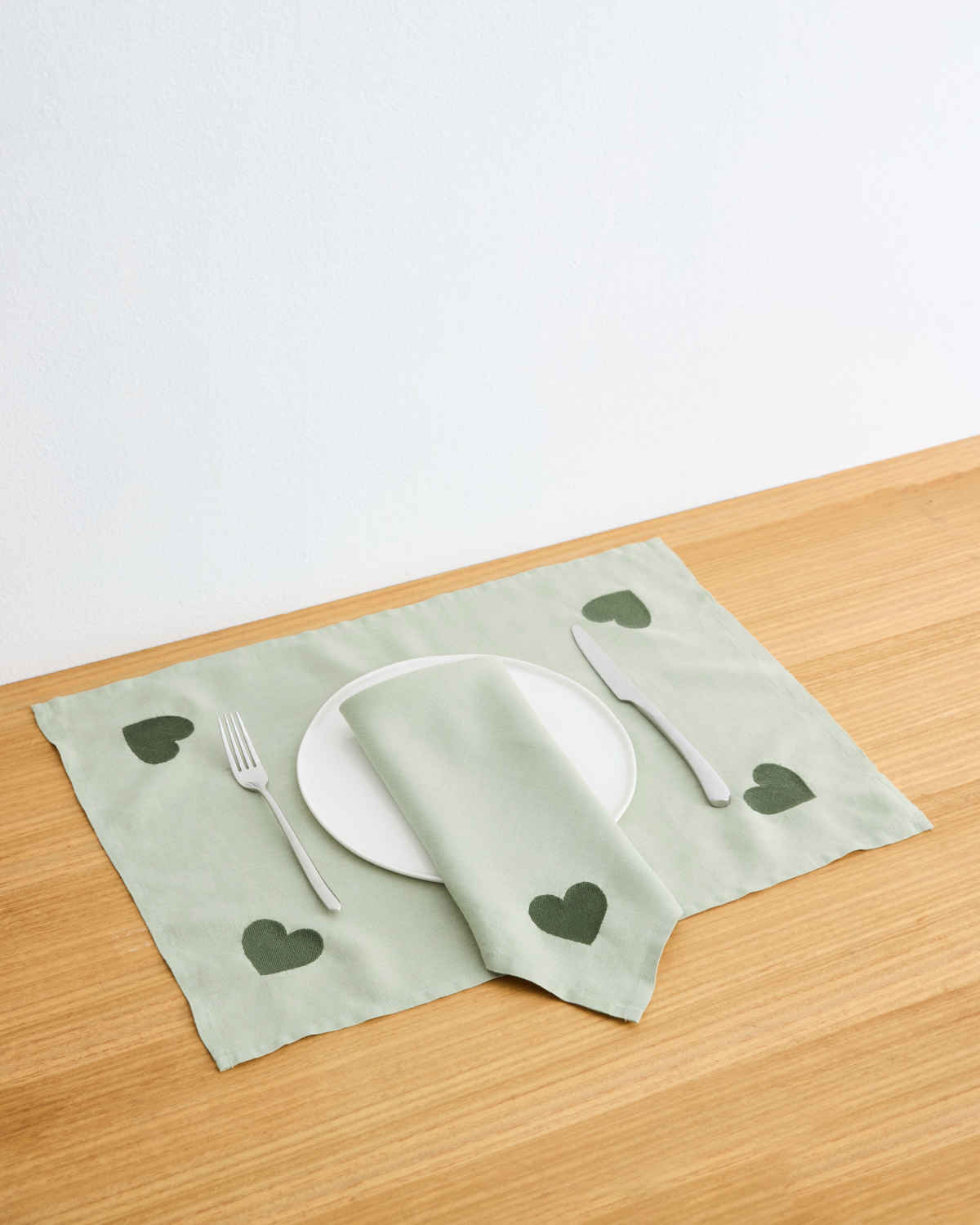 Premium Sage & Olive 100% French Flax Linen Napkins Set of 4 - Eco-Friendly Table Linens for Dinner Parties, Weddings & Fine Dining