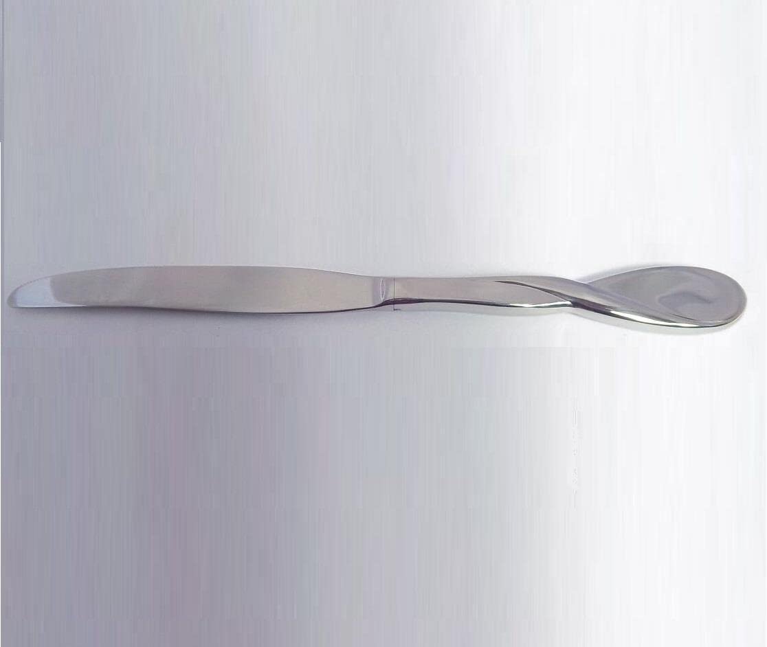 Premium CarteRE 4-Piece Stainless Steel Dinner Knives Set - Sharp Kitchen Cutlery for Steak, Meat & Vegetables - Essential Flatware for Dining, Cooking & Entertaining