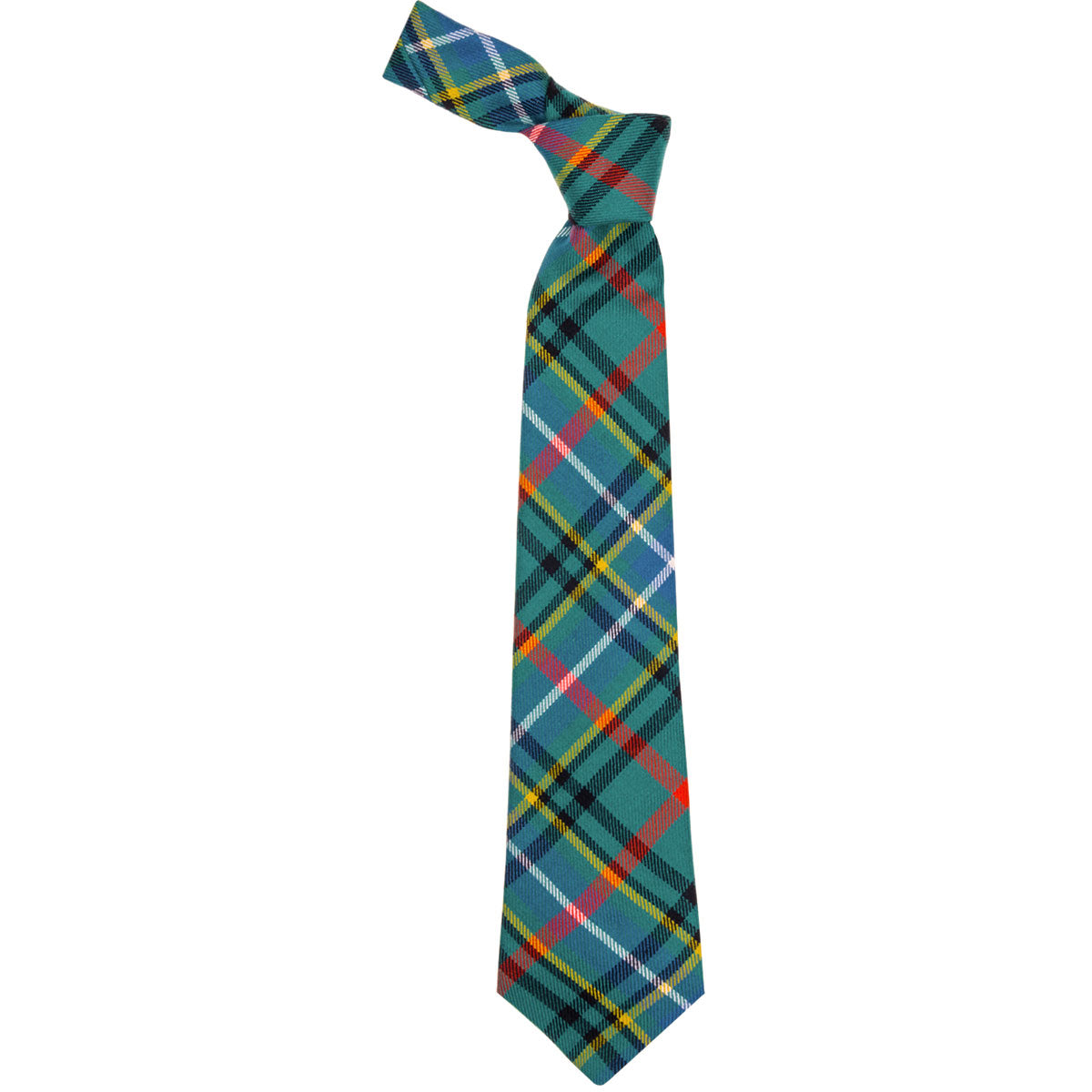 Bisset Ancient Tartan Tie - Classic Scottish Plaid Necktie for Men | Perfect for Weddings, Office & Formal Events