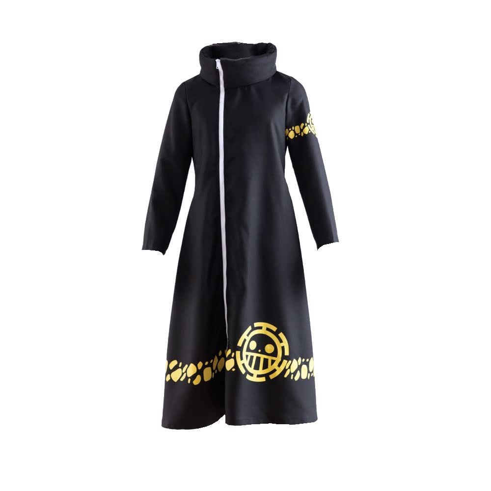 Trafalgar Law Coat Cosplay Costume - Anime One Piece Replica Jacket for Halloween & Comic Con | Premium Quality Cosplay Outfit for Fans & Collectors