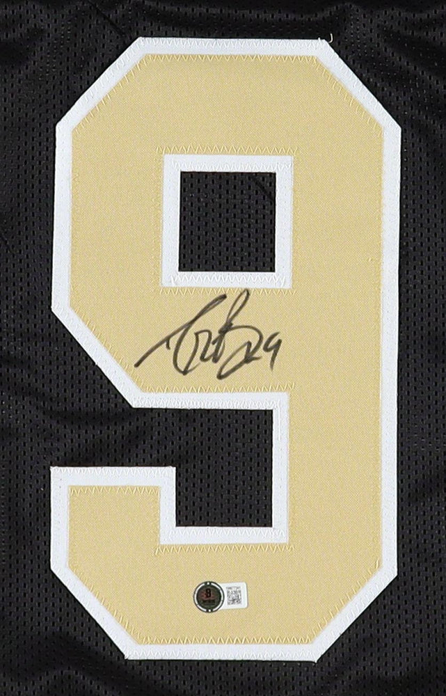 Drew Brees Autographed New Orleans Saints Black Football Jersey - Beckett Certified - Perfect for Collectors, Fans, and Sports Memorabilia Displays