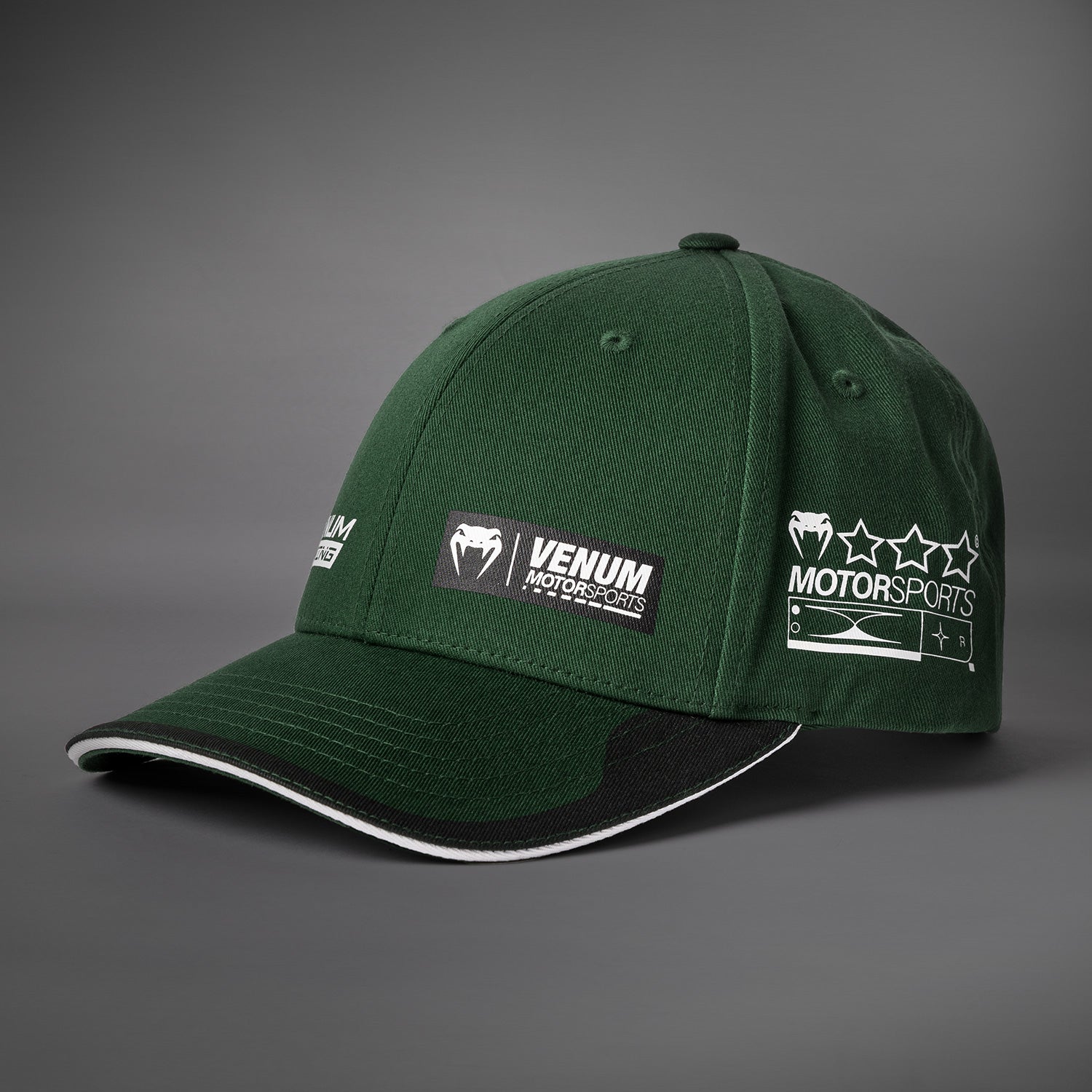 Venum Motorsport Hat for Men & Women - Breathable Adjustable Baseball Cap in Forest Green - Perfect for Racing, Motorsports & Outdoor Activities