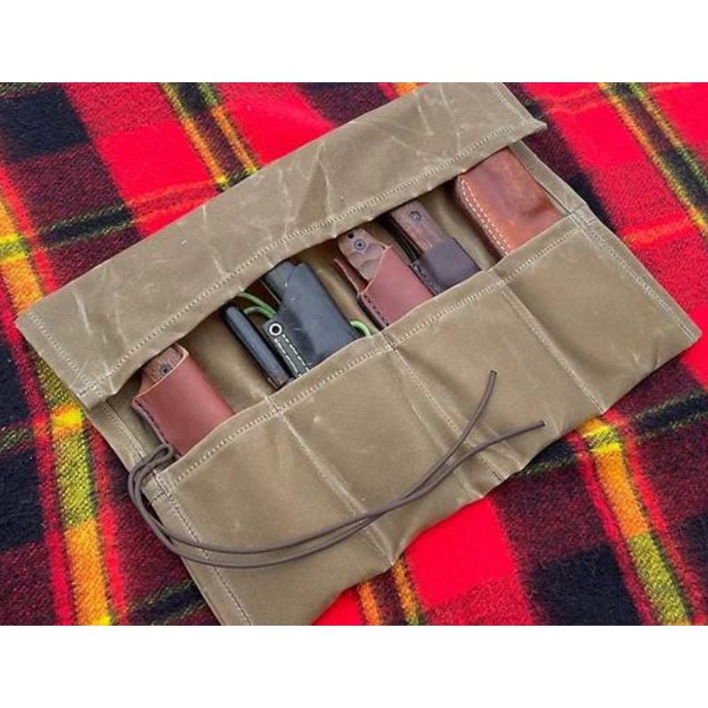 Campcraft Outdoors Knife Roll - Premium Knife Storage Case for Chefs & Hunters - Perfect for Kitchen, Camping & Outdoor Adventures