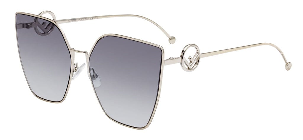 FENDI FF 0323/S 3YG 6318 Sunglasses for Women - Luxury Designer Shades with UV Protection - Perfect for Beach, Driving & Fashion Outfits