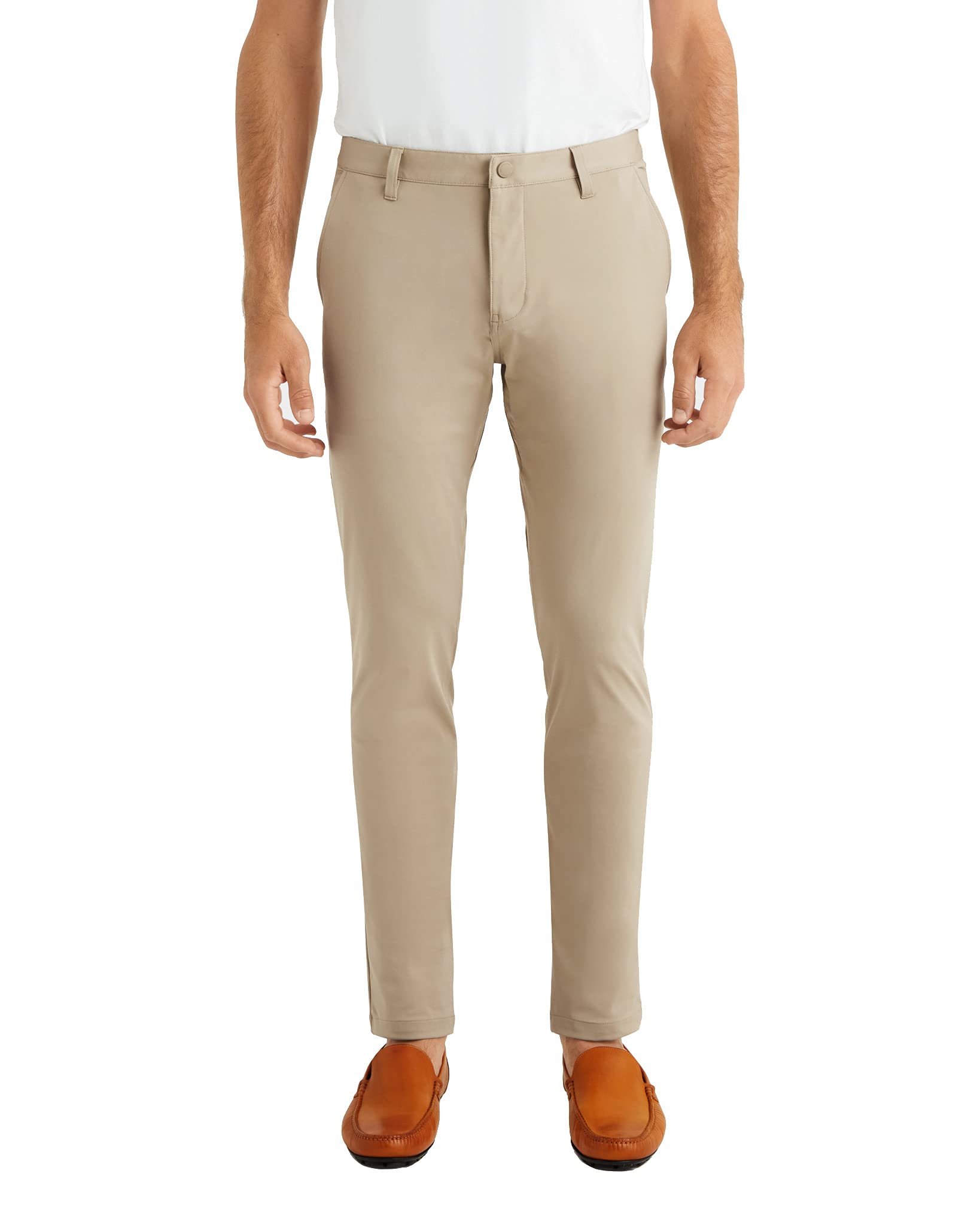Rhone Commuter Men's Slim-Fit Dress Pants - Stretch Fabric, Wrinkle Resistant, All-Day Comfort Work Pants for Business & Casual Wear - Perfect for Office, Travel & Daily Commute