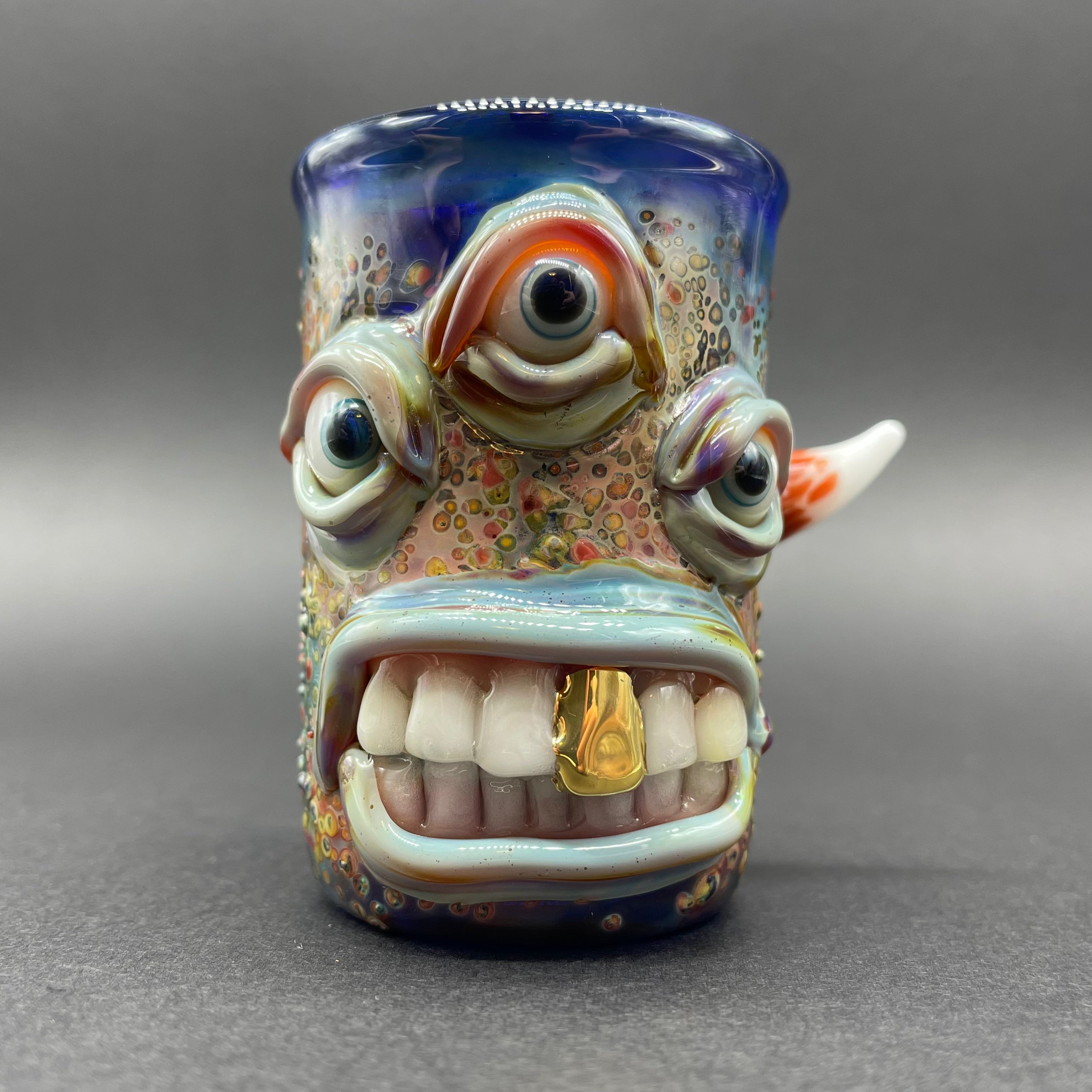 Triclops Shot Glass - Unique 3-Eyed Design for Whiskey, Tequila & Liquor - Perfect for Parties, Gifts & Bar Decor