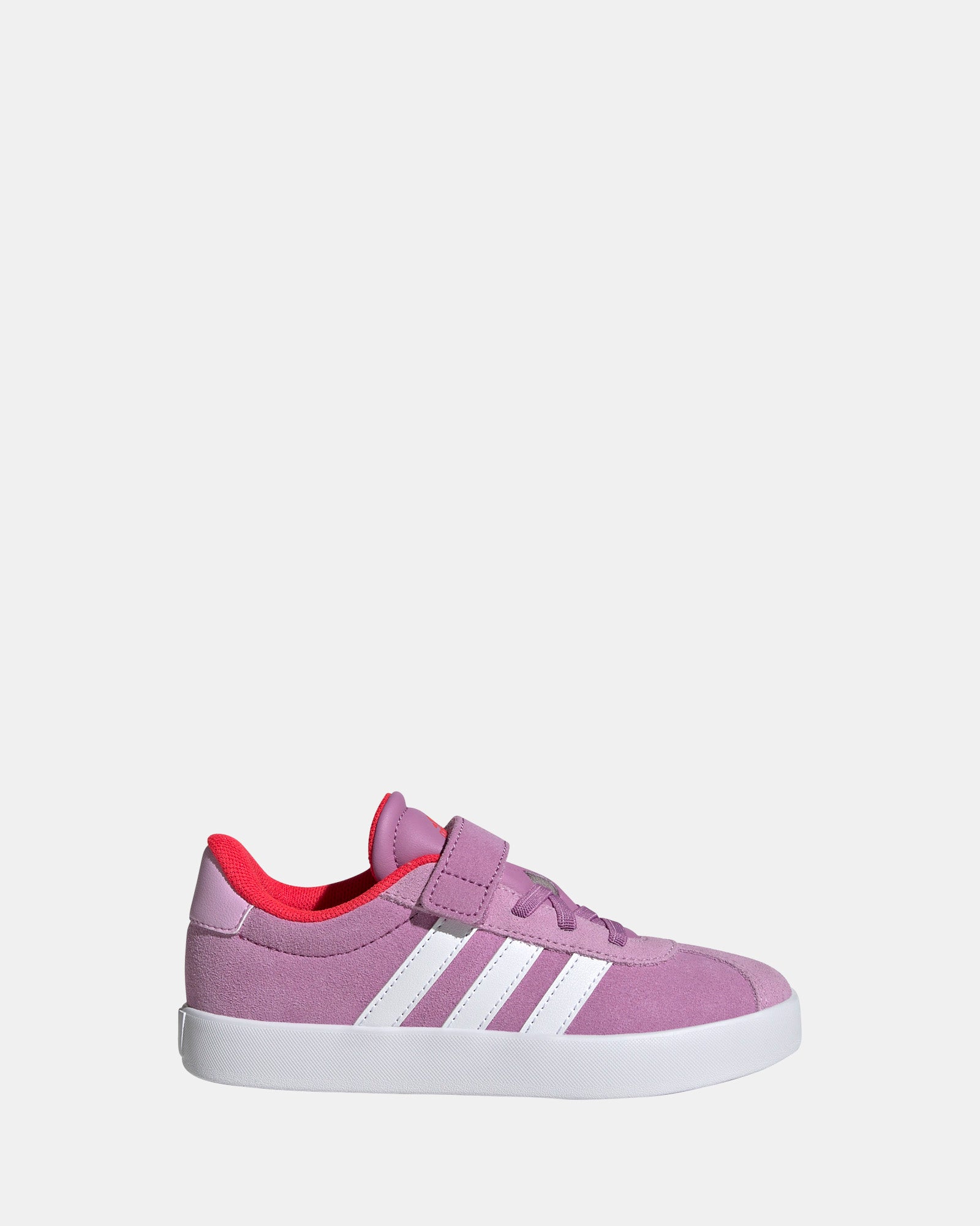 Vl Court 3.0 Self-Fastening Sneakers for Kids - Pre-School Shoes in Purple & White - Perfect for School, Playtime & Everyday Wear