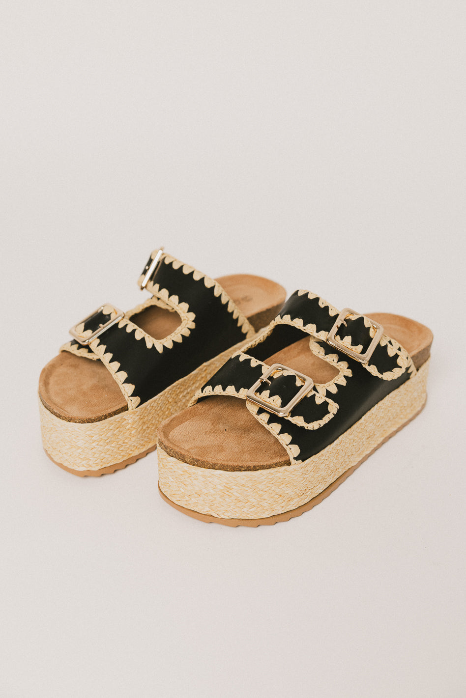 Kyler Women's Platform Sandals - Comfortable Summer Slide Sandals with Arch Support for Walking, Beach, and Casual Outfits