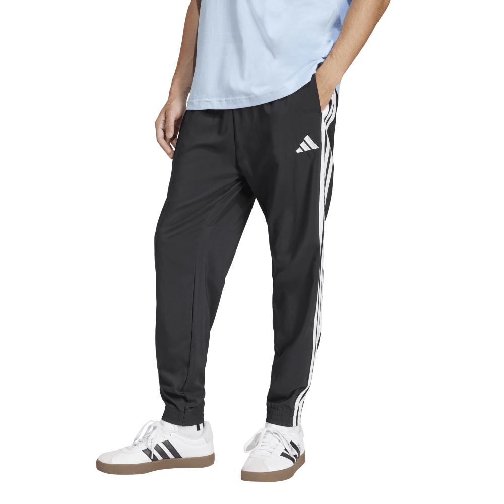 **Adidas Essentials 3 Stripes Woven Men's Pants - Comfortable Casual & Athletic Trousers for Running, Gym, and Everyday Wear**