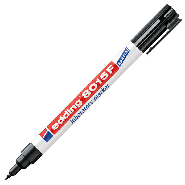 edding 8015F Laboratory Marker - Permanent Waterproof Markers for Lab Glassware, Test Tubes & Science Experiments - Ideal for Chemistry, Biology & Medical Use