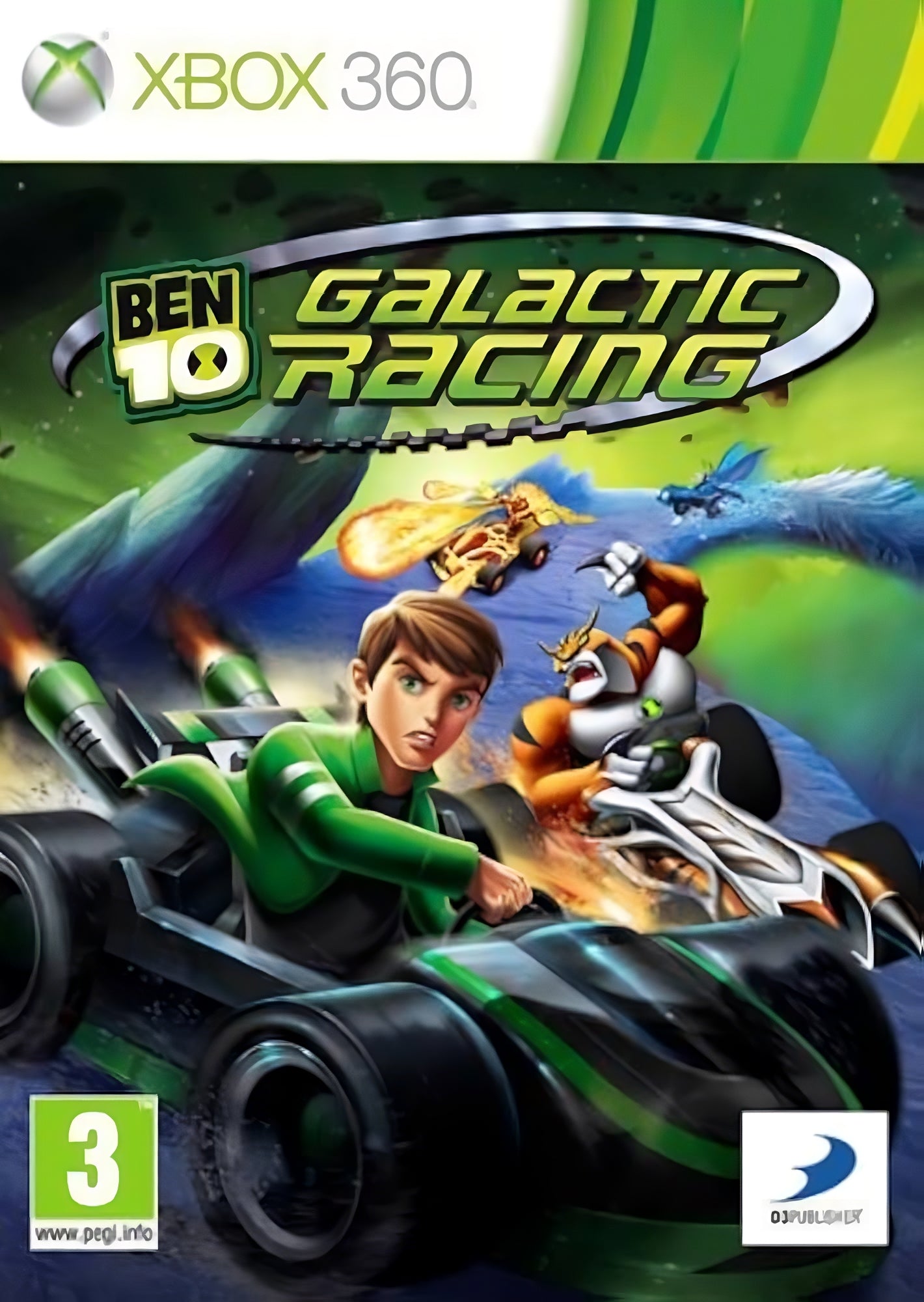 Ben 10: Galactic Racing Xbox 360 Game - PAL Version | Action-Packed Racing Adventure for Kids & Fans | Perfect for Family Game Nights & Teen Entertainment