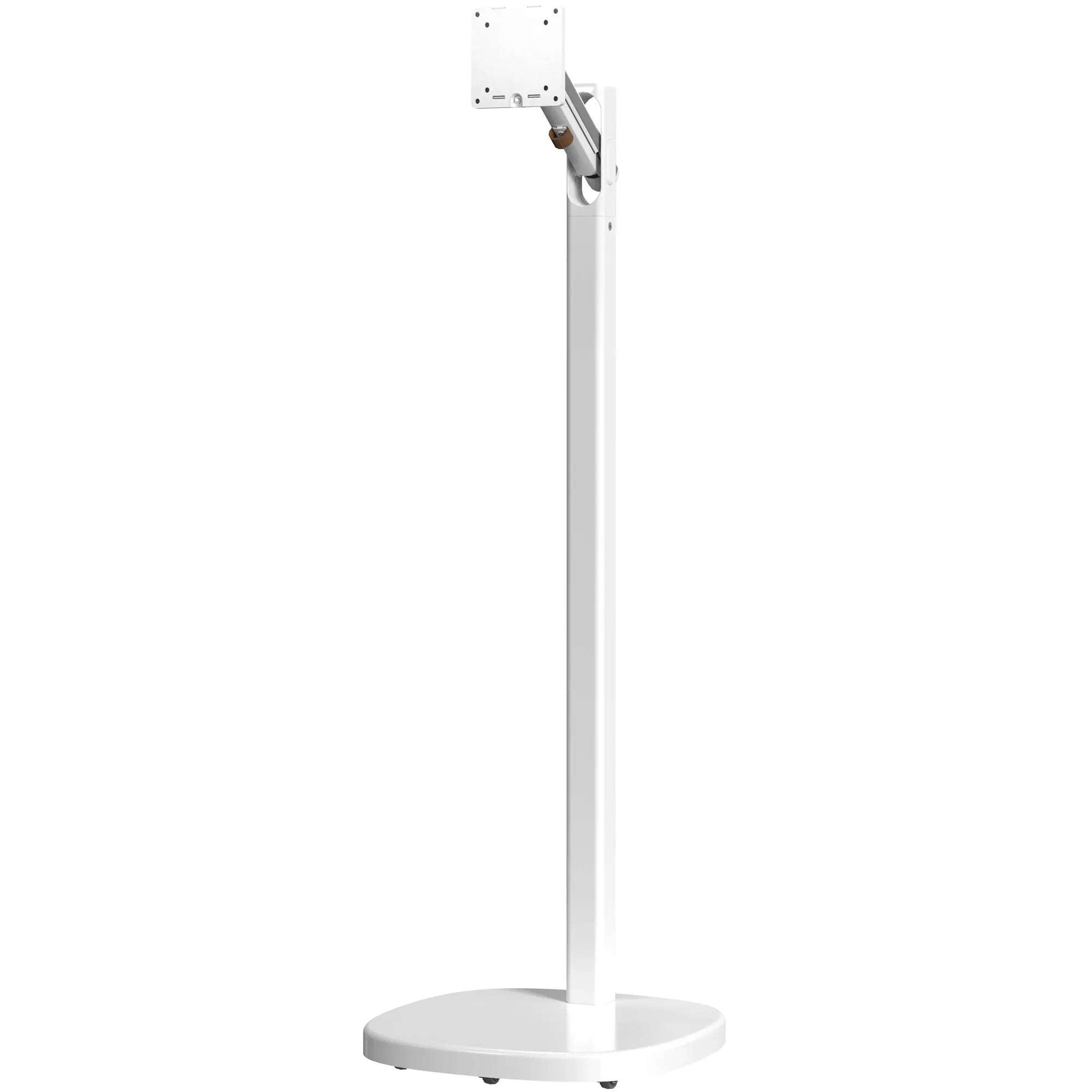 Adjustable Mobile Rolling Spring Floor Stand for Displays up to 22 lbs - Perfect for Trade Shows, Retail Stores, and Exhibitions