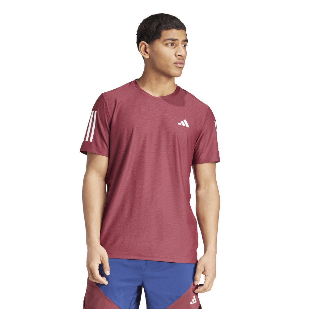 Adidas Own The Run Men's Running T-Shirt - Lightweight Performance Workout Top for Jogging, Gym & Athletic Training