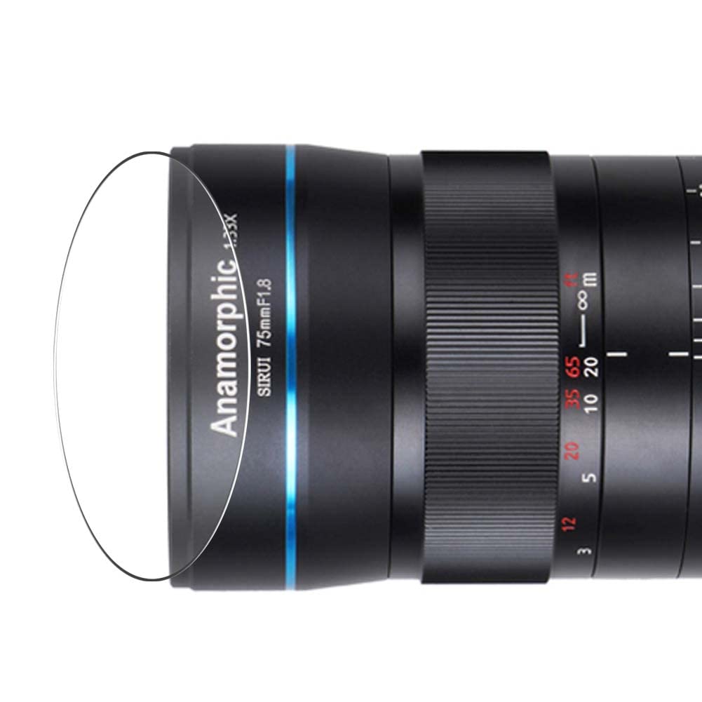 3 Pack SIRUI 75mm F1.8 1.33X SR75-E Camera Lens Protector Film - Premium TPU Screen Protector (Not Tempered Glass) for Professional Photography & Videography