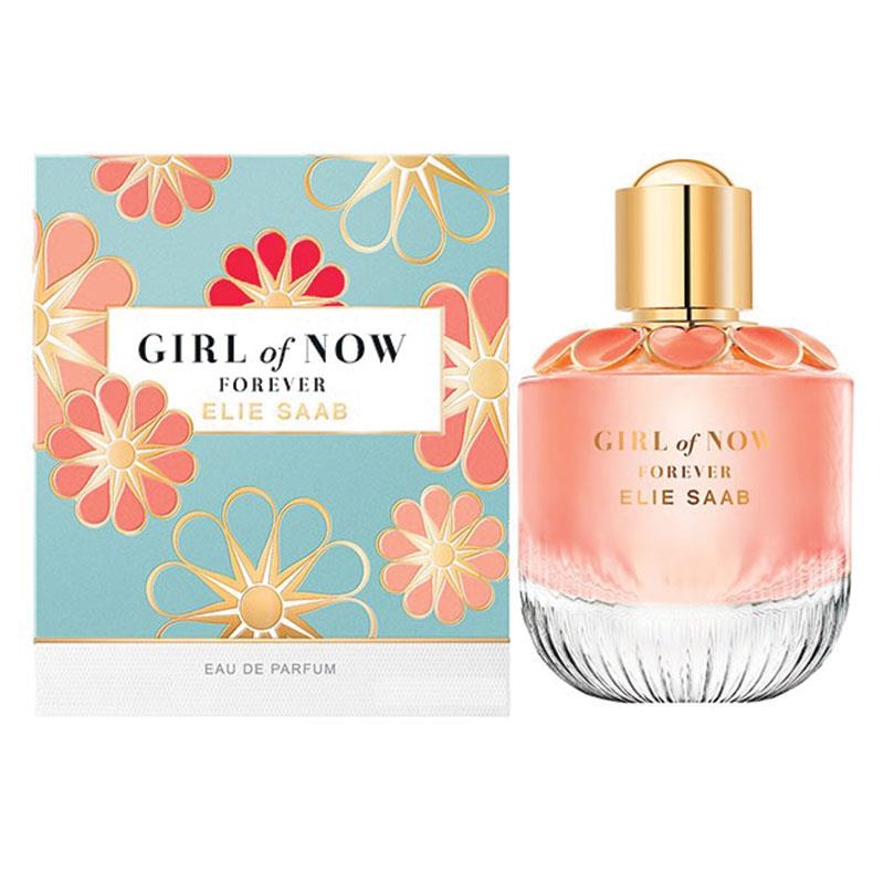 Elie Saab Girl Of Now Forever Eau de Parfum Spray for Women - Floral Oriental Fragrance for Date Night & Special Occasions