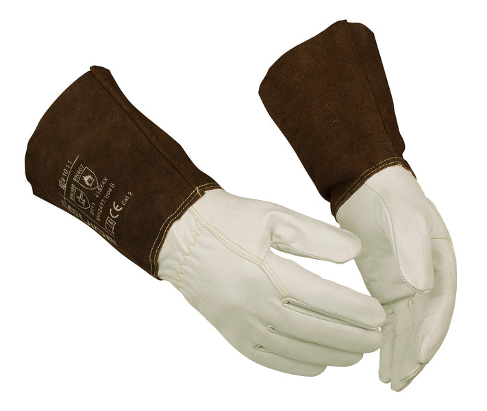 High-Quality GUIDE 225 Welding Gloves - Heat & Cut Resistant Work Gloves for Metal Fabrication, Construction & DIY Projects - Perfect for Welders, Blacksmiths & Metalworkers