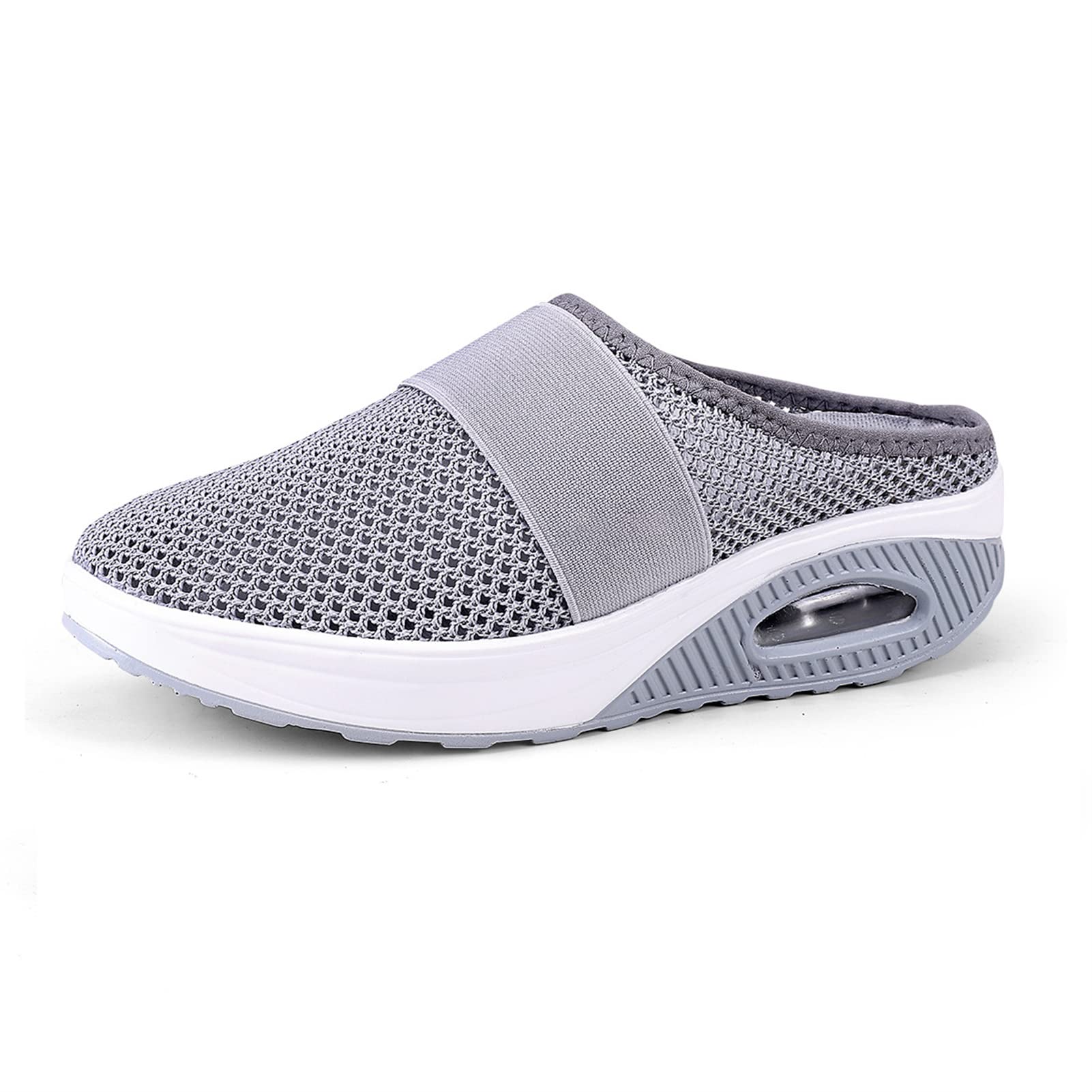 VJQB Women's Air Cushion Slip-On Walking Shoes - Orthopedic Diabetic Comfort Sneakers for Women | Perfect for Walking, Travel & Daily Wear