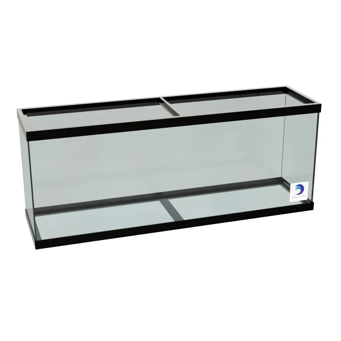 OceanVue 51 Gallon M51 Aquarium Tank with Stand - Black & White Modern Fish Tank for Home or Office Decor | Perfect for Saltwater & Freshwater Fish, Coral Reefs, and Aquatic Plants
