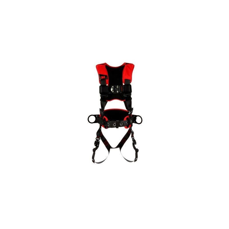 3M Comfort Construction Style Harness Black - Medium/Large Size for Dogs | Durable Pet Safety Gear for Walking, Hiking & Outdoor Adventures