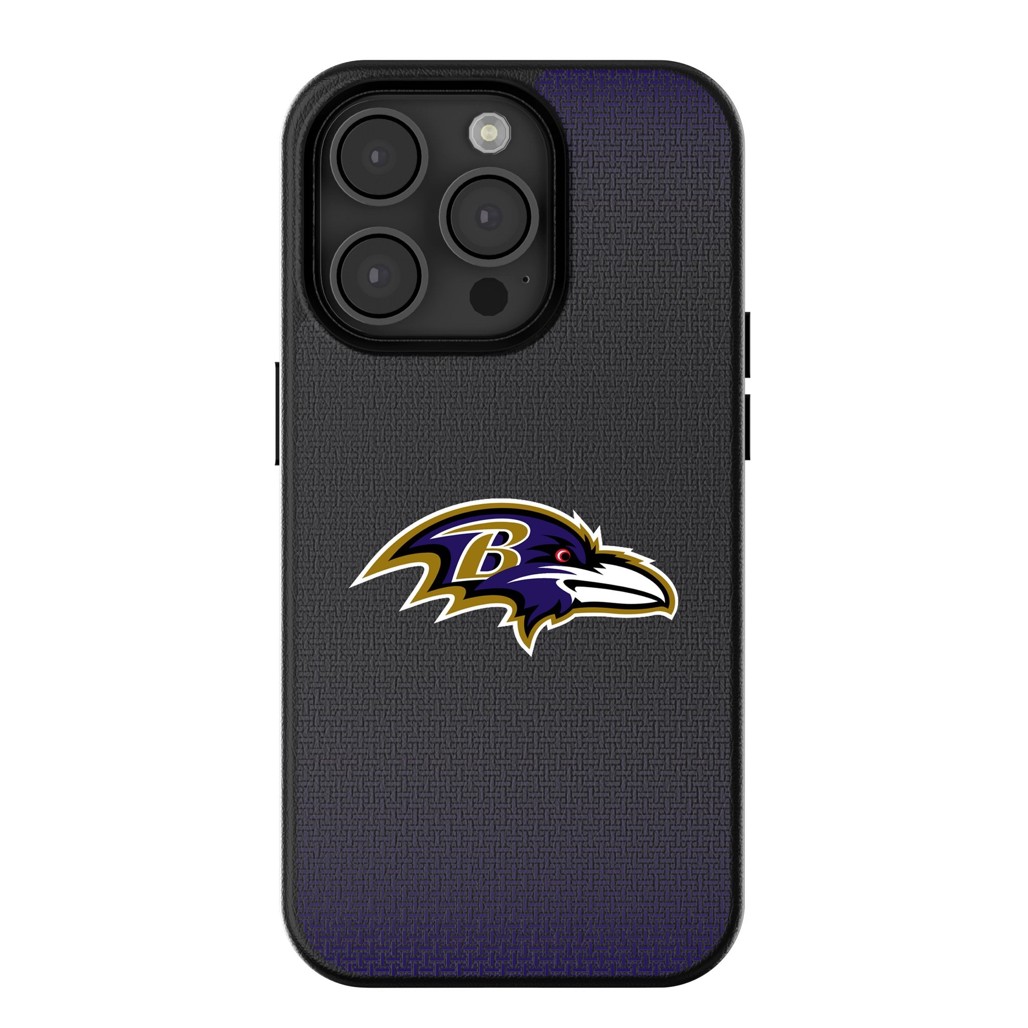 Baltimore Ravens MagSafe Compatible iPhone Case - Durable Linen Cover for Apple iPhone 12/13/14/15 Pro Max - Perfect for Game Day & Everyday Use