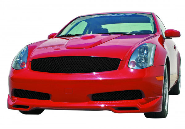 2003-2007 Infiniti G35 Coupe Front Lip Spoiler - Carbon Fiber Style - 103611 - Perfect for Car Enthusiasts & Street Racing Upgrades