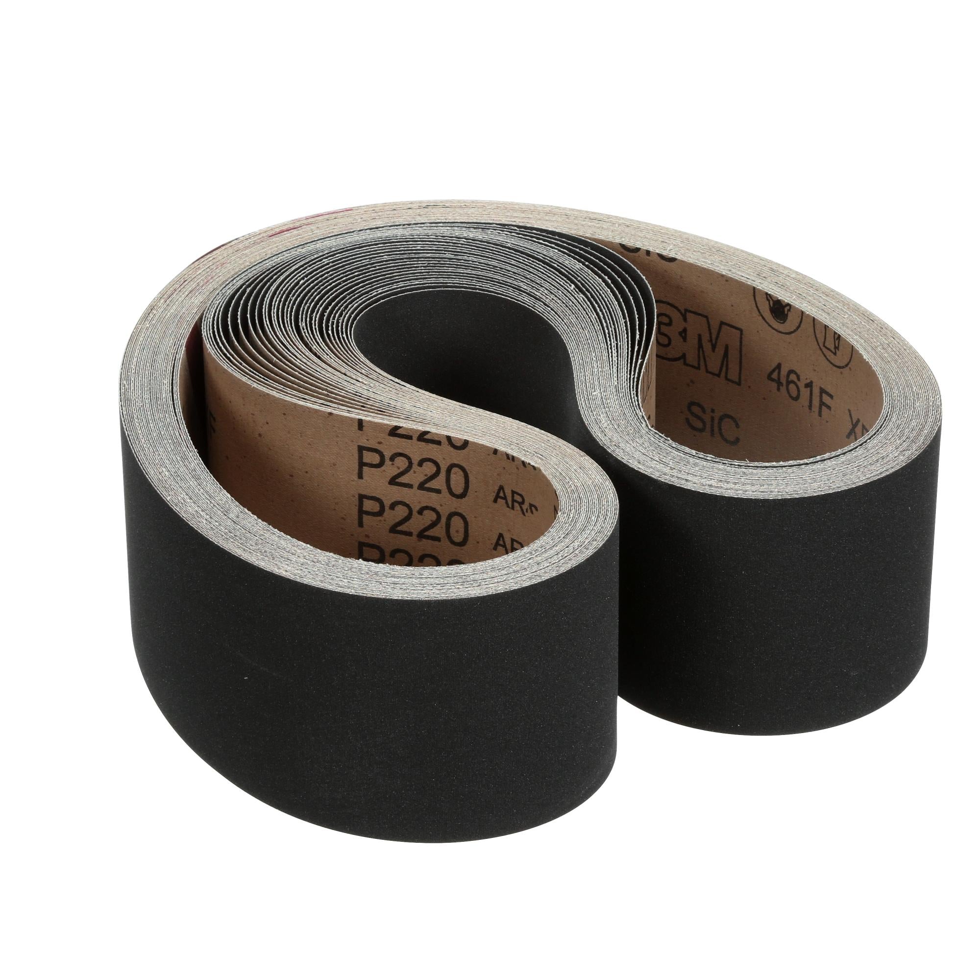 3M 461F Cloth Sanding Belt P220 XF Fine Grit - 4