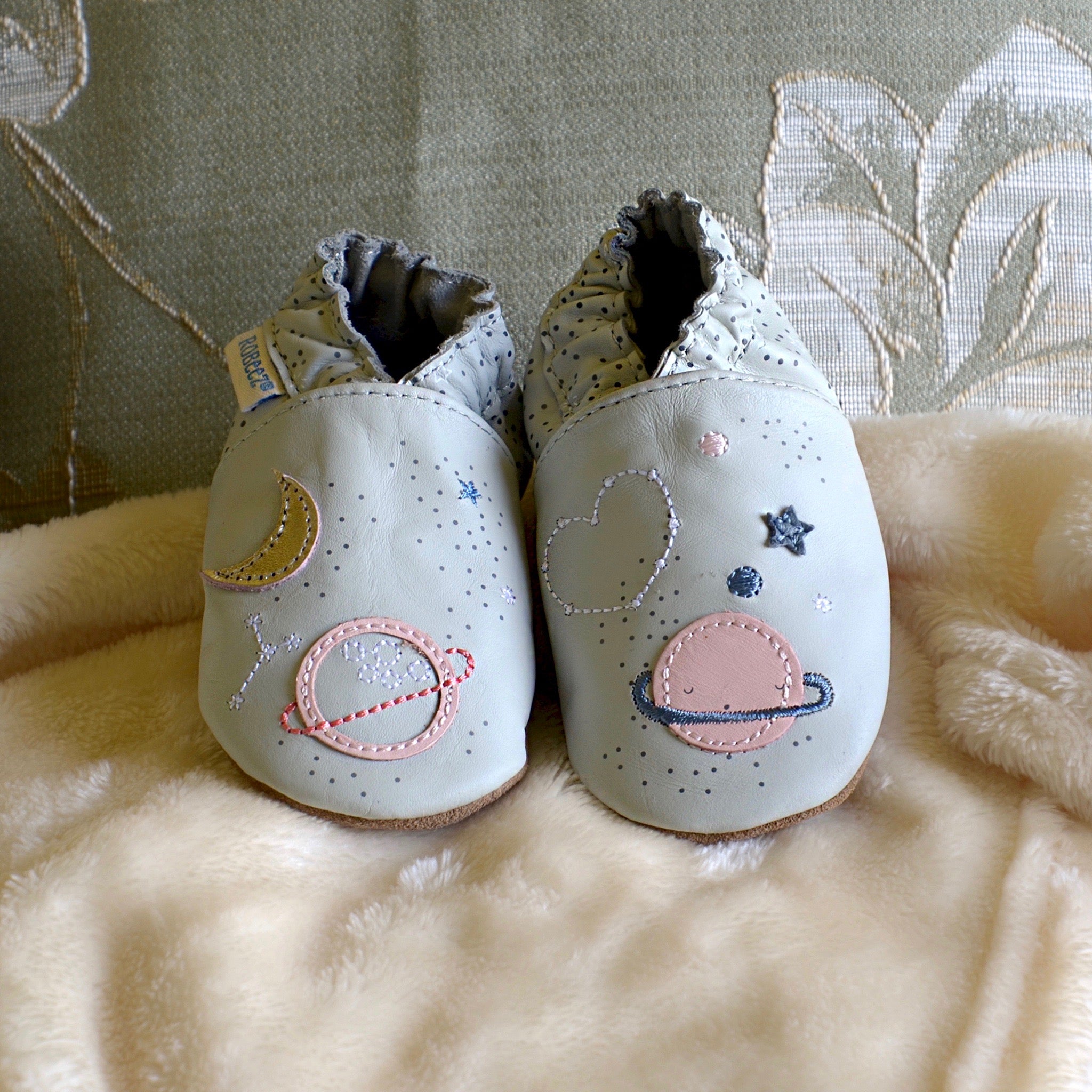Over the Moon Baby Shoes - Soft & Comfortable First Walkers for Infants & Toddlers - Perfect for First Steps, Playtime & Special Occasions
