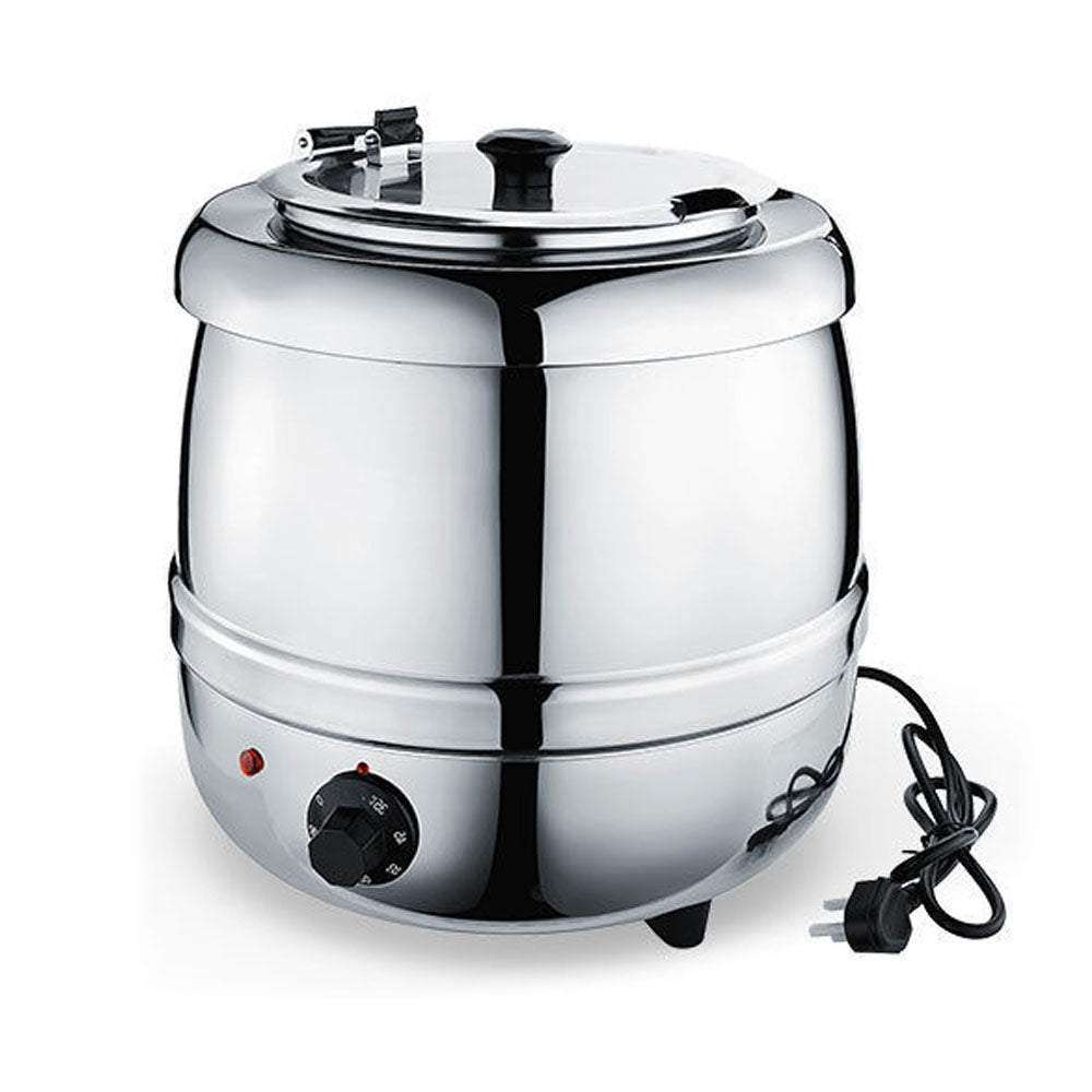 10L Commercial Electric Buffet Food Warmer - Stainless Steel Soup Warmer for Restaurants, Catering & Buffets - Keep Food Hot for Hours