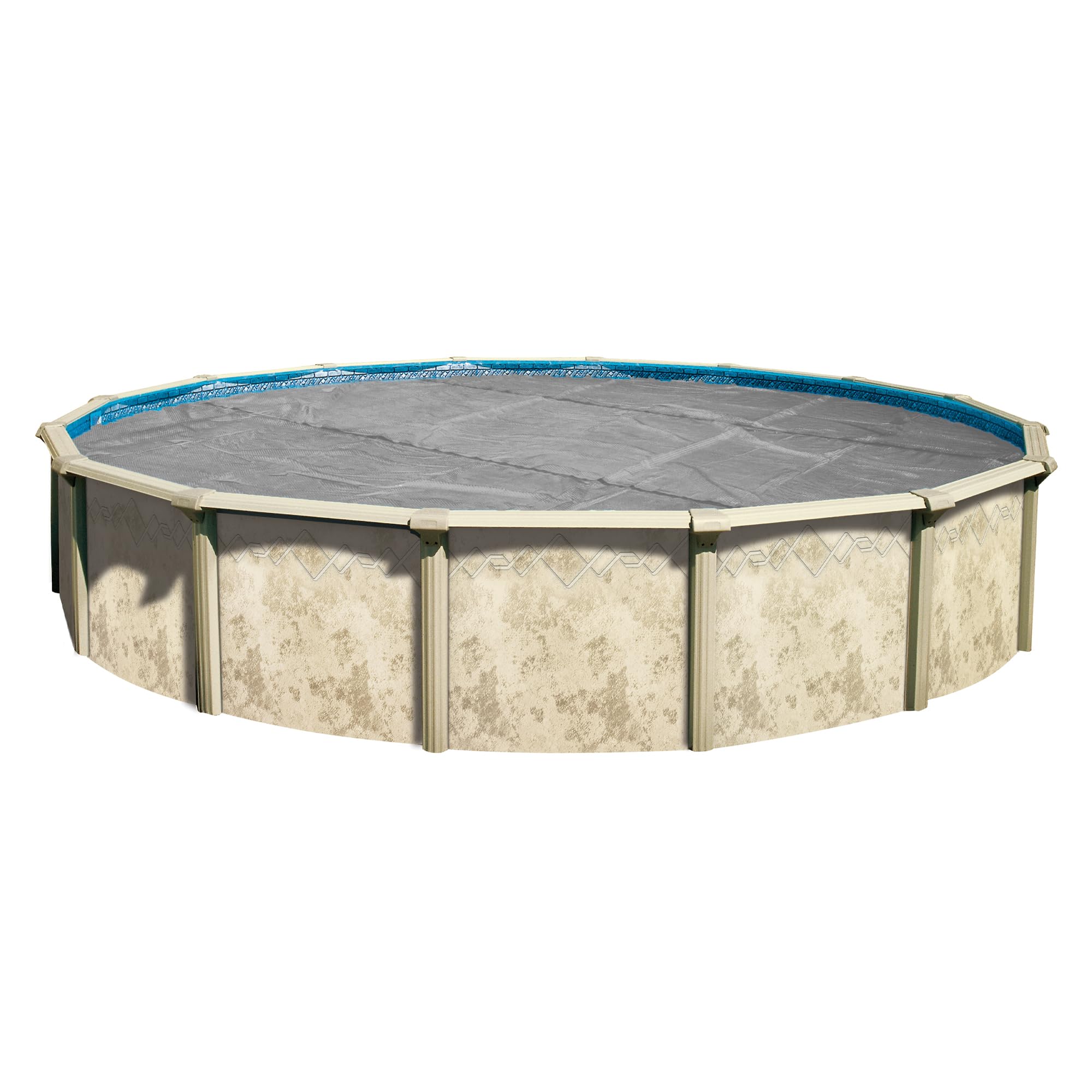 18' Ultra Silver Round Solar Pool Cover 16 Mil for Above Ground & Inground Pools – Solar Heating, Energy Efficient, Durable Protection | Perfect for Summer Swimming & Winter Pool Covers