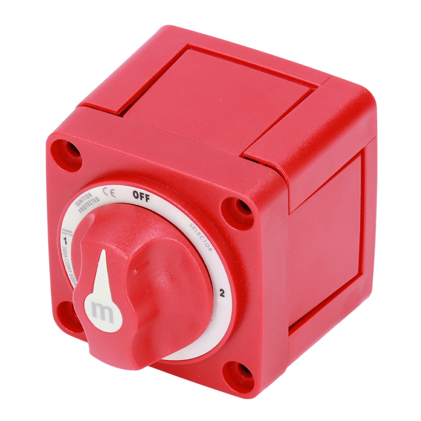 Marine Battery Switch - 4 Position Safe Battery Isolator for RVs, Yachts & Modified Cars | Perfect for Off-Road Adventures, Marine Applications & Vehicle Customization
