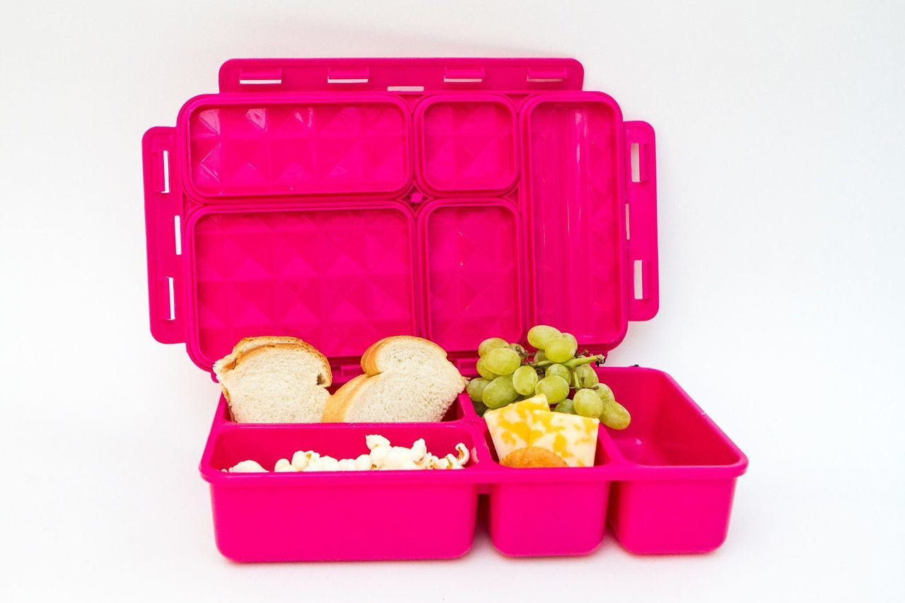 Eco-Friendly Reusable Lunch Box with Tweety Design - Pink Insulated Food Container for School, Work & Picnics