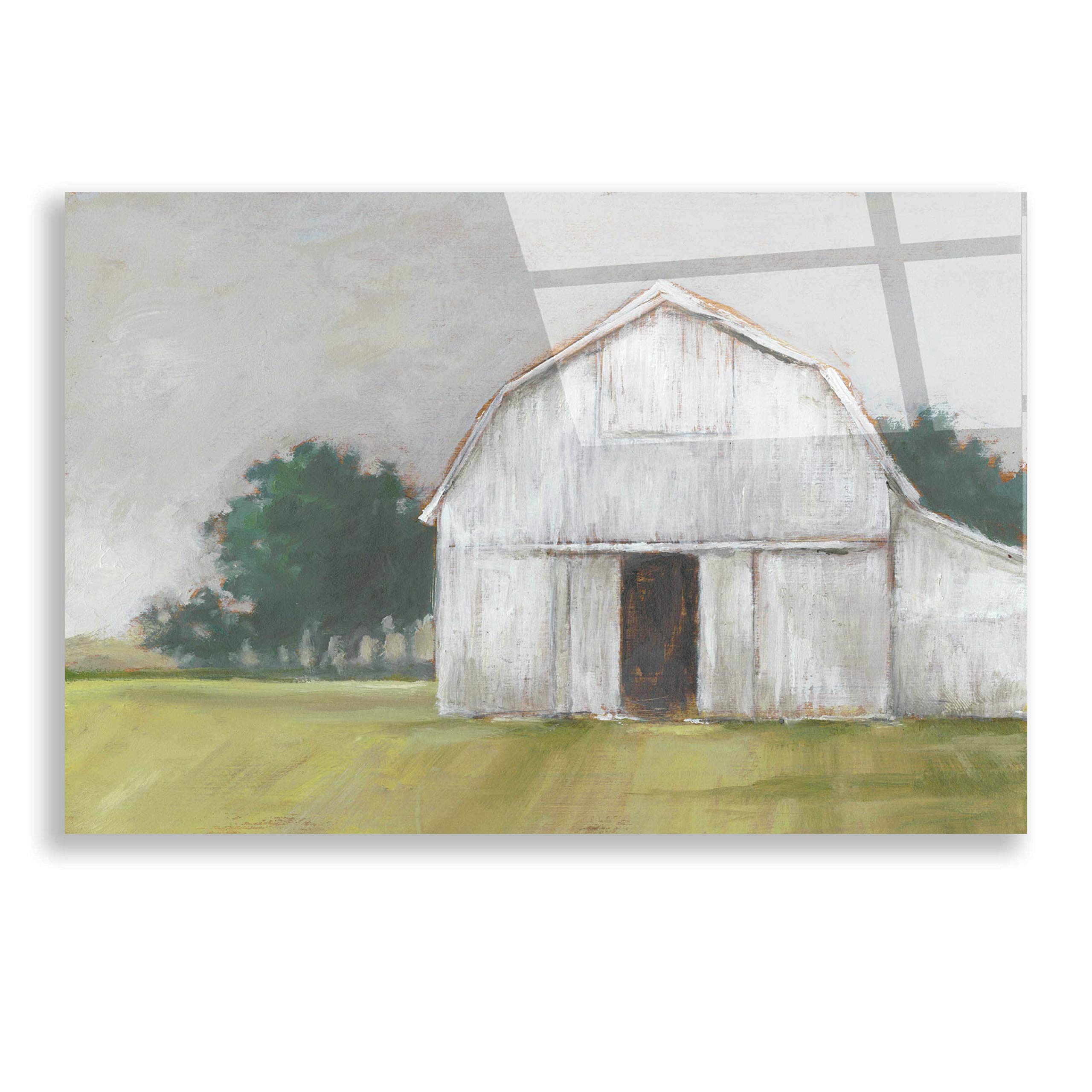Rustic Barnyard II by Ethan Harper - Acrylic Glass Wall Art Print 24x16 Inches - Farmhouse Decor for Living Room, Bedroom & Office