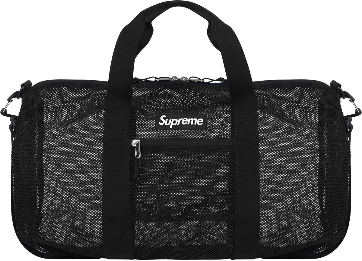 Supreme Mesh Duffle Bag - Lightweight Travel Gym Sports Bag for Men & Women - Perfect for Workout, Beach, Gym, Travel & Weekend Getaways