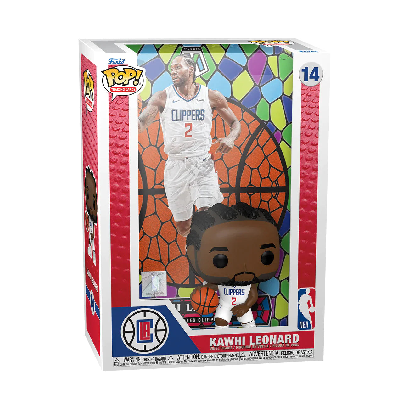 Kawhi Leonard Funko Pop Vinyl Figure - NBA Trading Card Collection - Perfect for Basketball Fans & Collectors - Display in Home, Office, or Man Cave