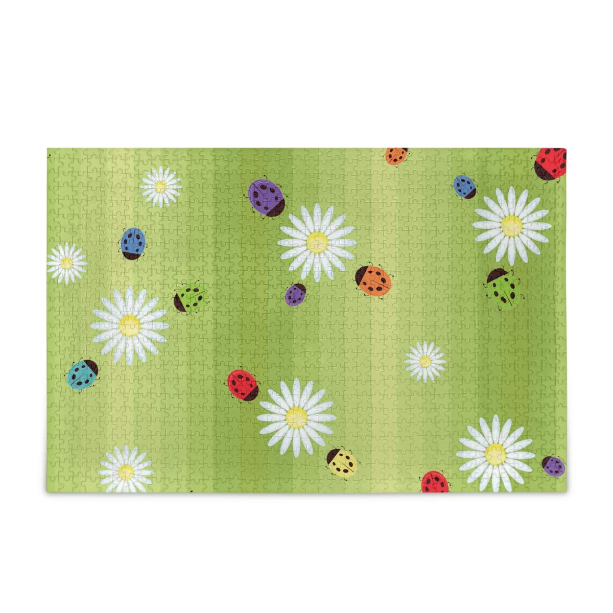 500-Piece Adult Jigsaw Puzzle - Funny Ladybug (Coccinella Septempunctata) Design, Challenging Puzzle Game for Kids & Adults, 15x20 Inch Home Decor - Perfect for Family Game Night, Classroom Activities & Stress Relief
