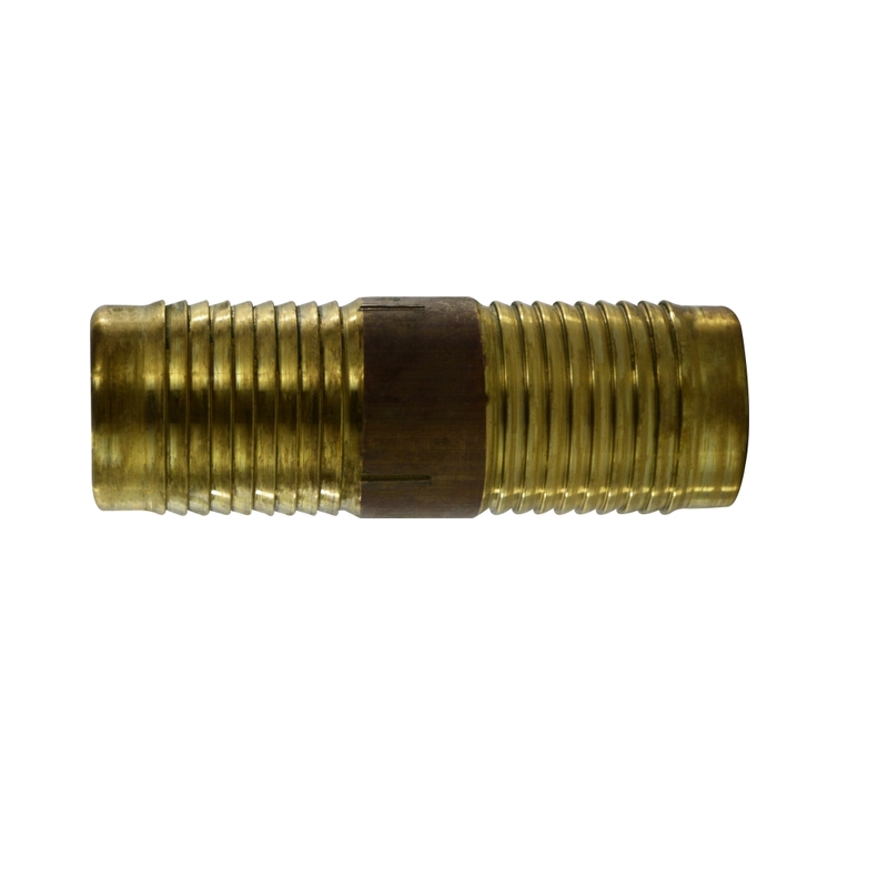 1 1/4 Inch Brass Hose Mender Coupling - Heavy Duty Repair Connector for Garden, Lawn & Industrial Water Hoses - Fix Leaks & Splits Easily (Model 73985)