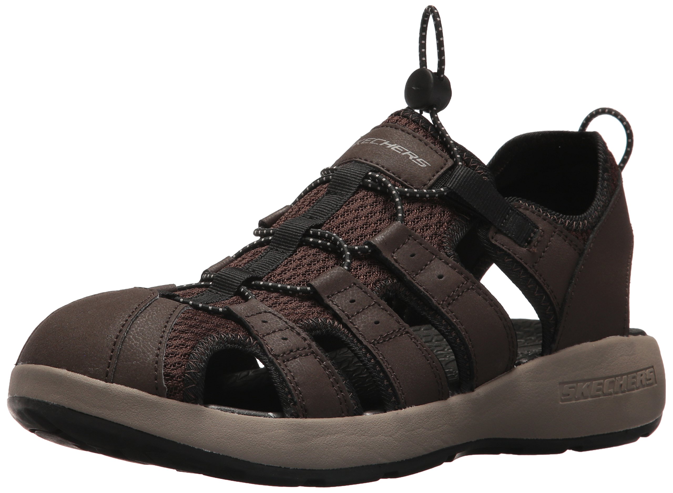 Skechers Men's Melbo Journeyman 2 Closed Toe Sandals - Comfortable Walking Shoes for Men with Arch Support - Perfect for Beach, Travel & Casual Wear
