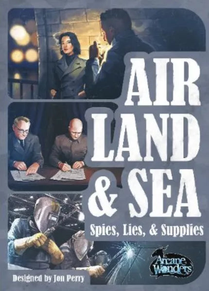 Air Land & Sea Board Game - Spies Lies & Supplies Strategy Game for Adults & Teens | Perfect for Family Game Nights & Party Gatherings