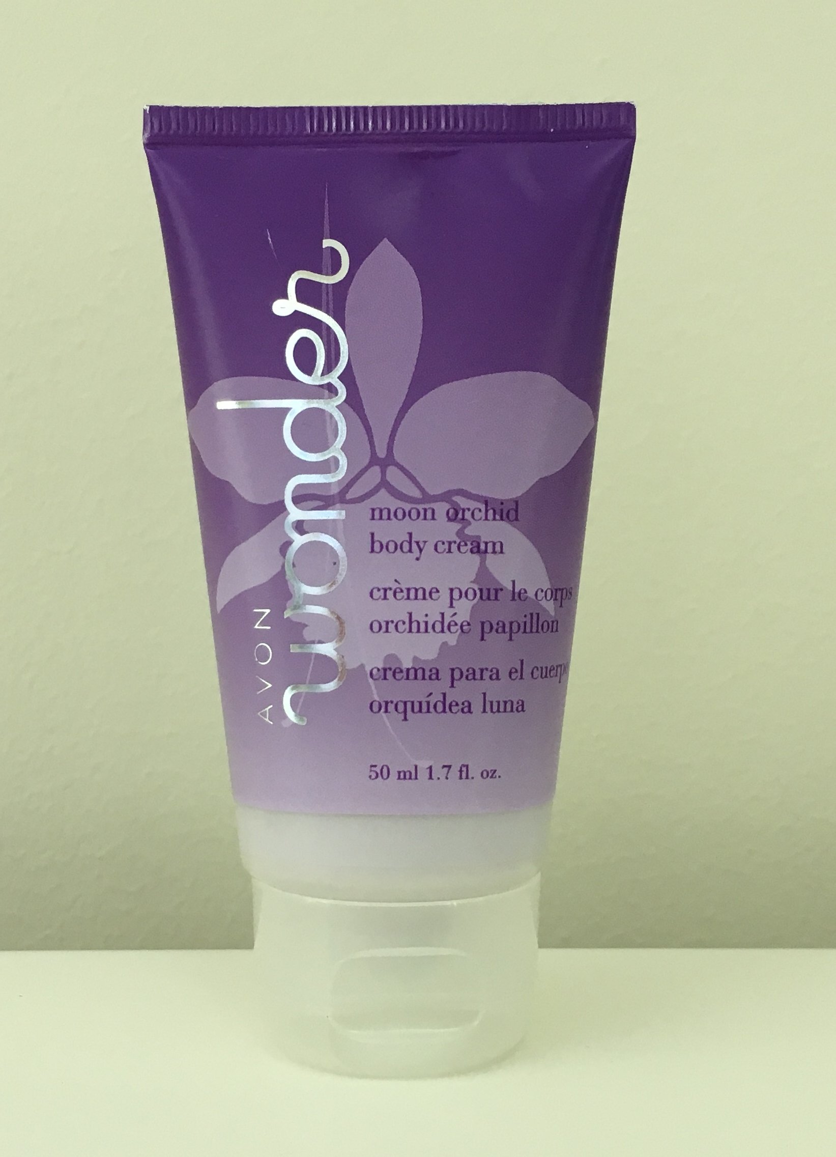 Avon Wonder Moon Orchid Body Cream 1.7 oz - Hydrating Moisturizer for Dry Skin, Fragrant Floral Lotion for Women - Perfect for Nighttime Skincare & Gift Giving