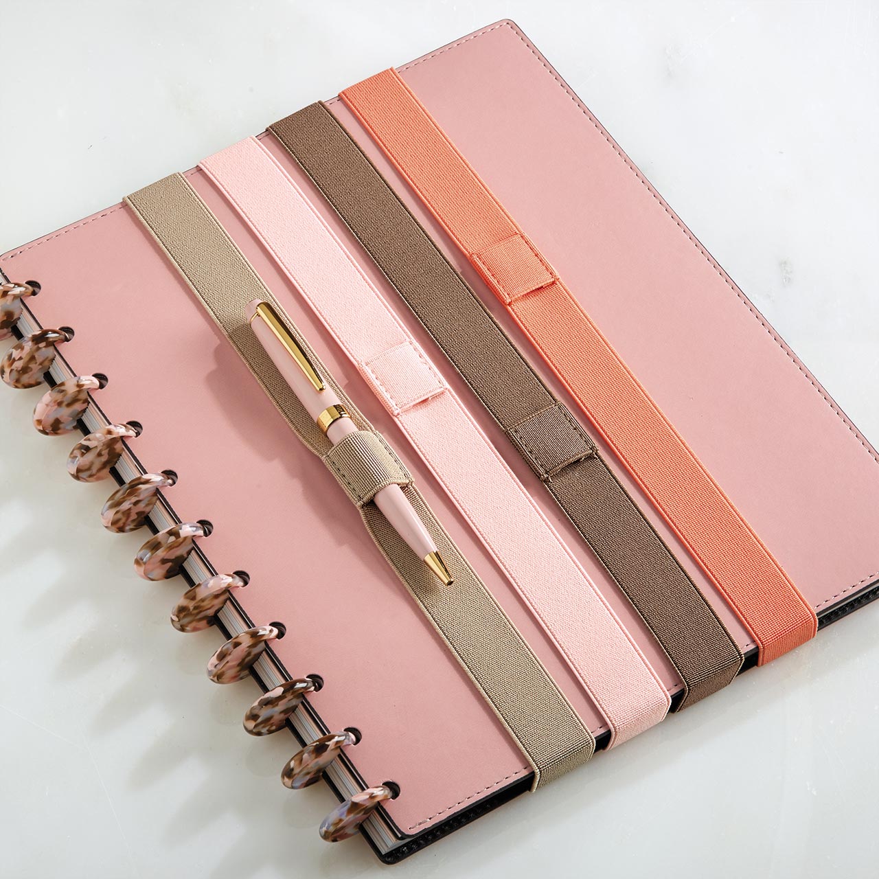 Modern Notebook Belts (Set of 4) - Durable Elastic Bands for Journals, Planners & Books - Perfect for Office, School & Travel Organization